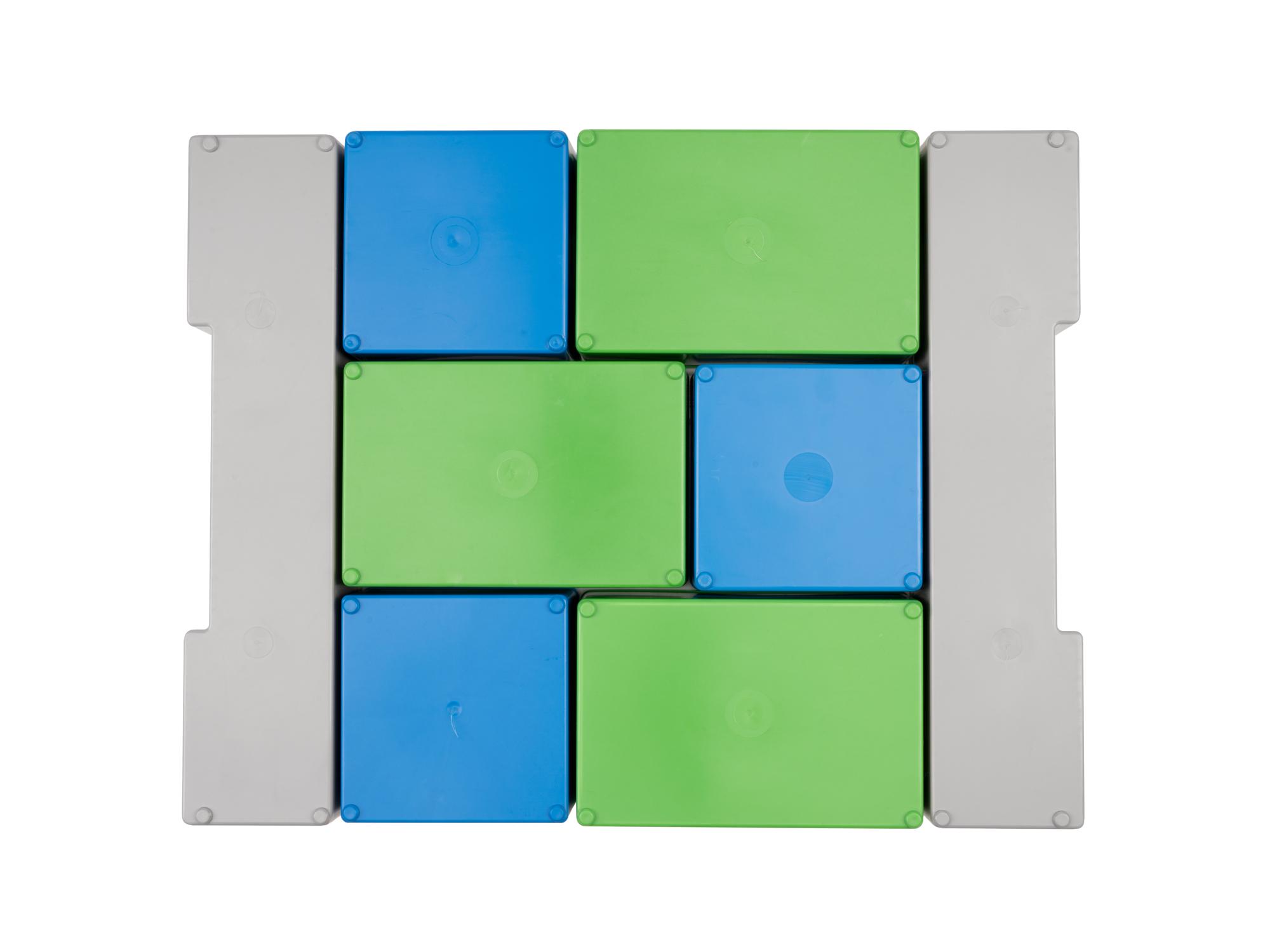 Bottom view of Tekton stacking organization system set. Item #OLM95018