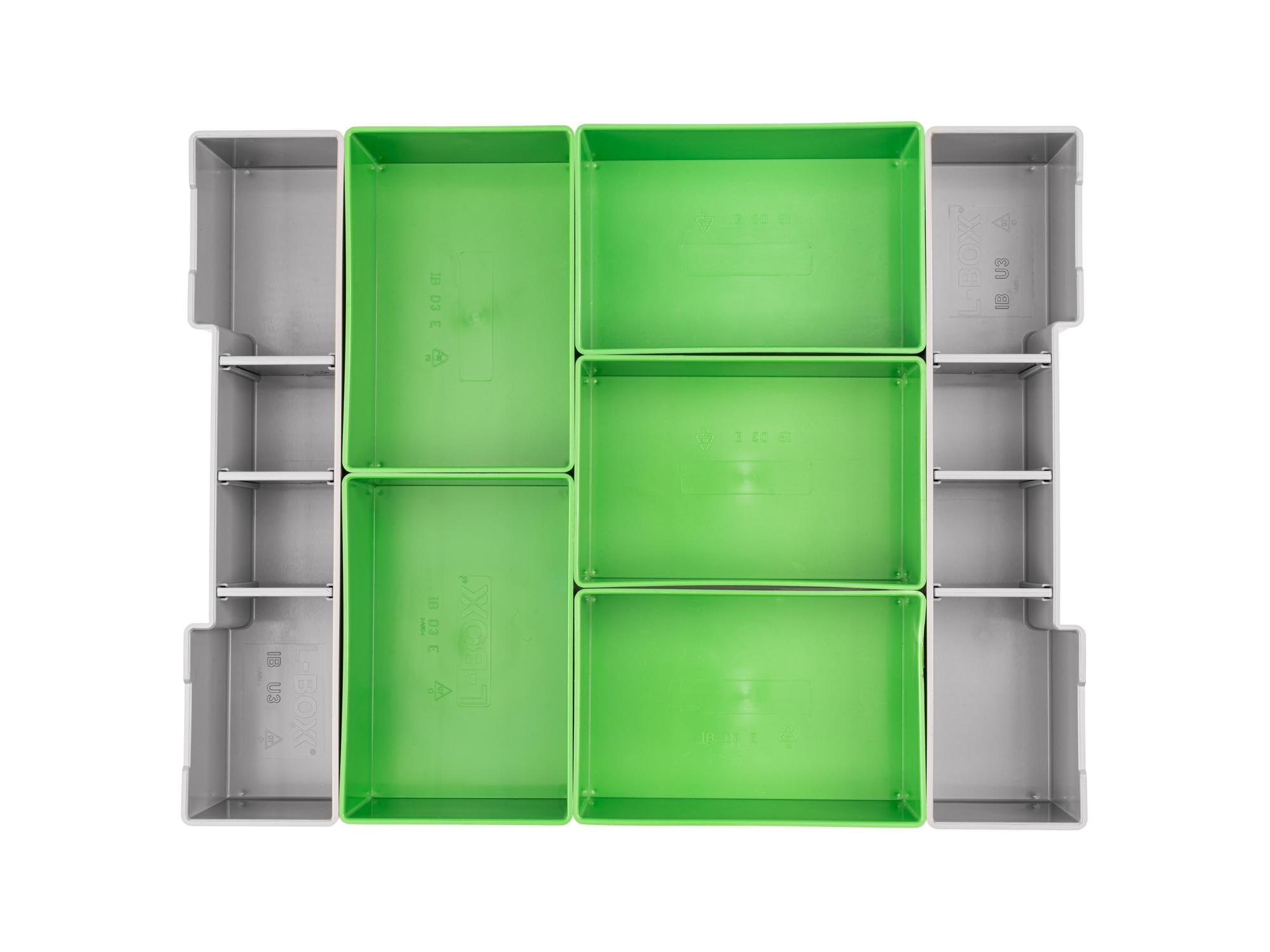 Top view of Tekton stacking organization system set. Item #OLM95019