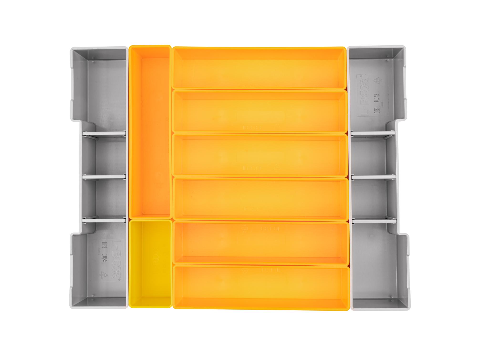 Top view of Tekton stacking organization system set. Item #OLM95020
