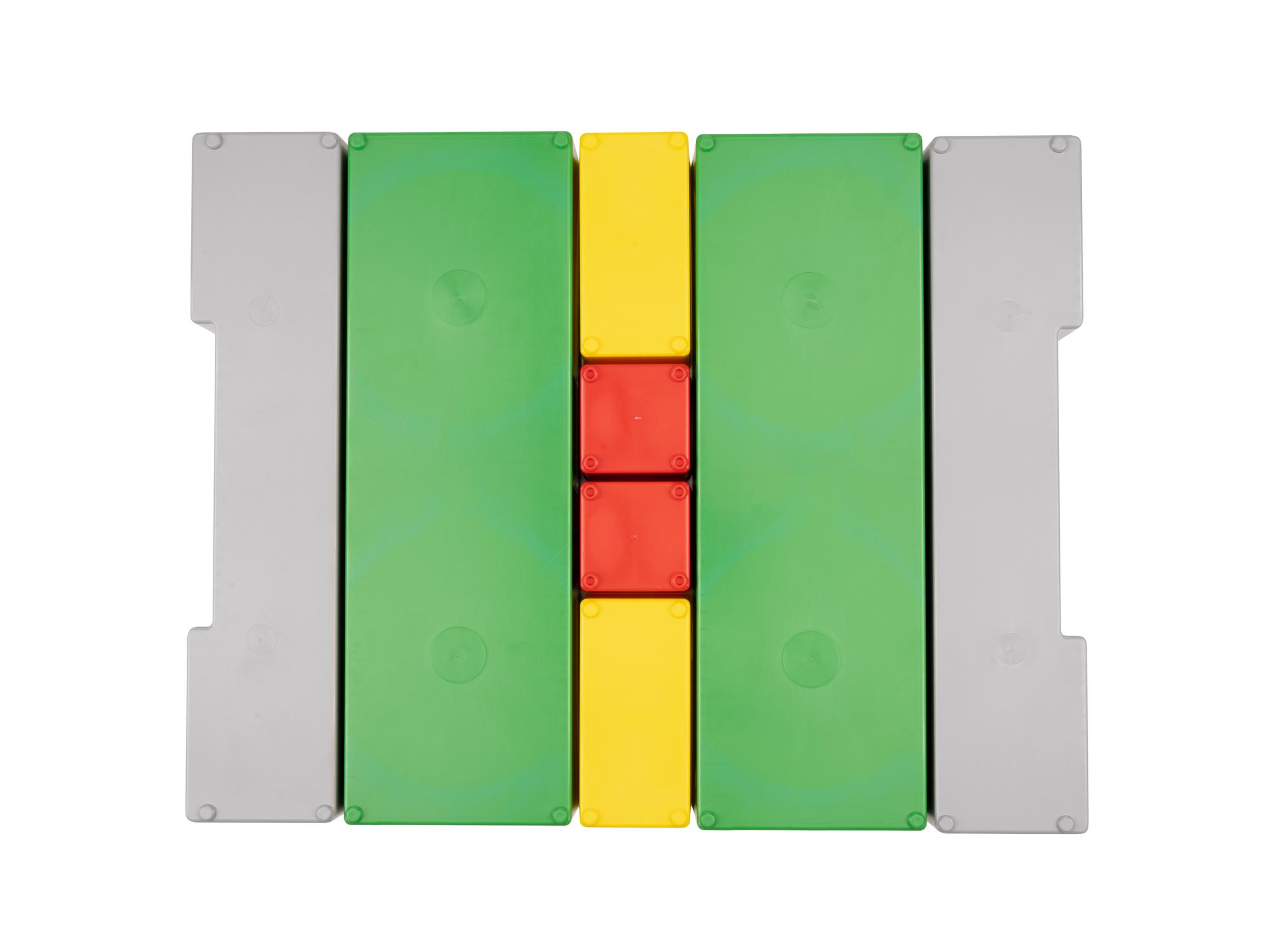 Bottom view of Tekton stacking organization system set. Item #OLM95021