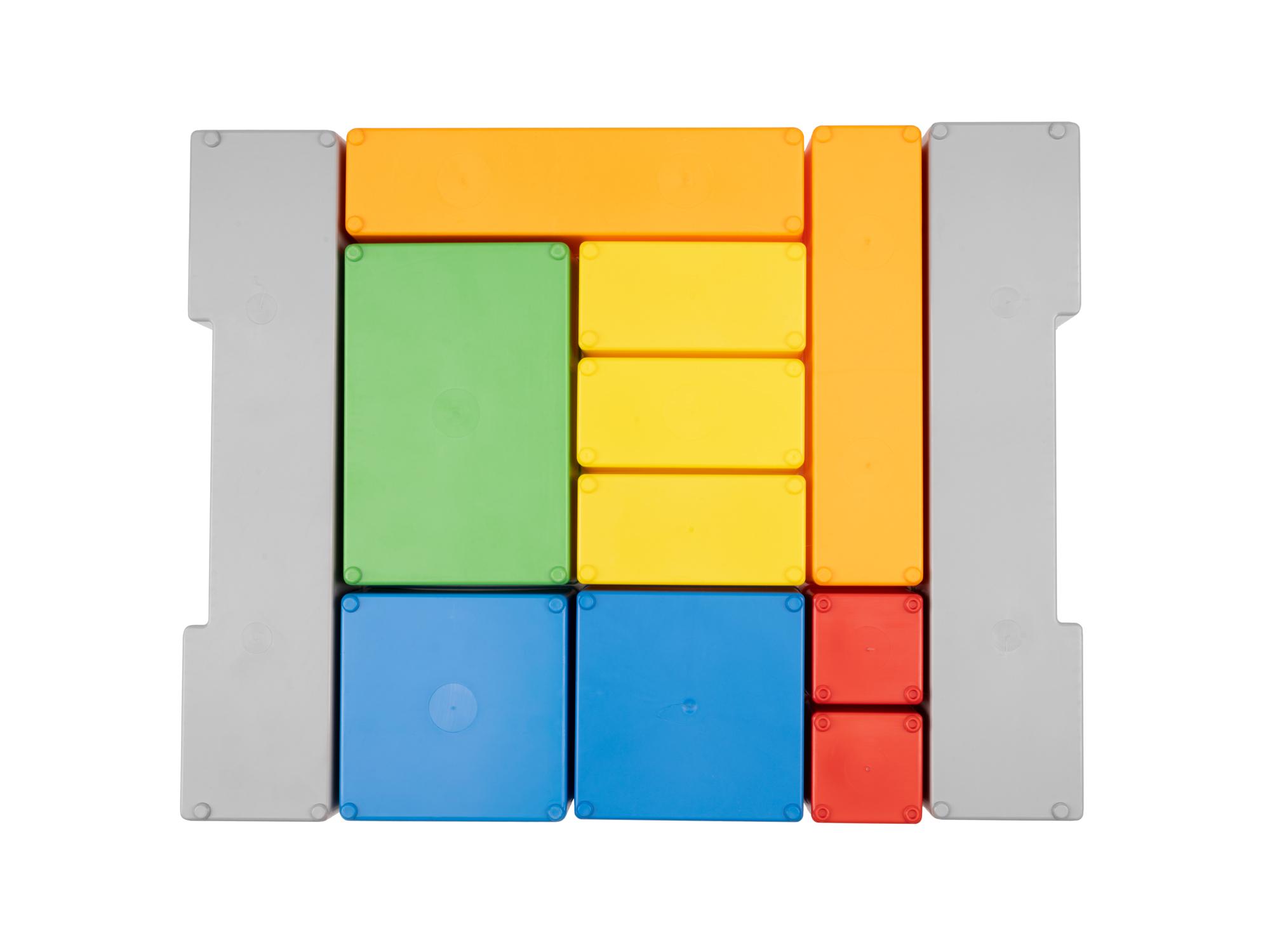 Bottom view of Tekton stacking organization system set. Item #OLM95022