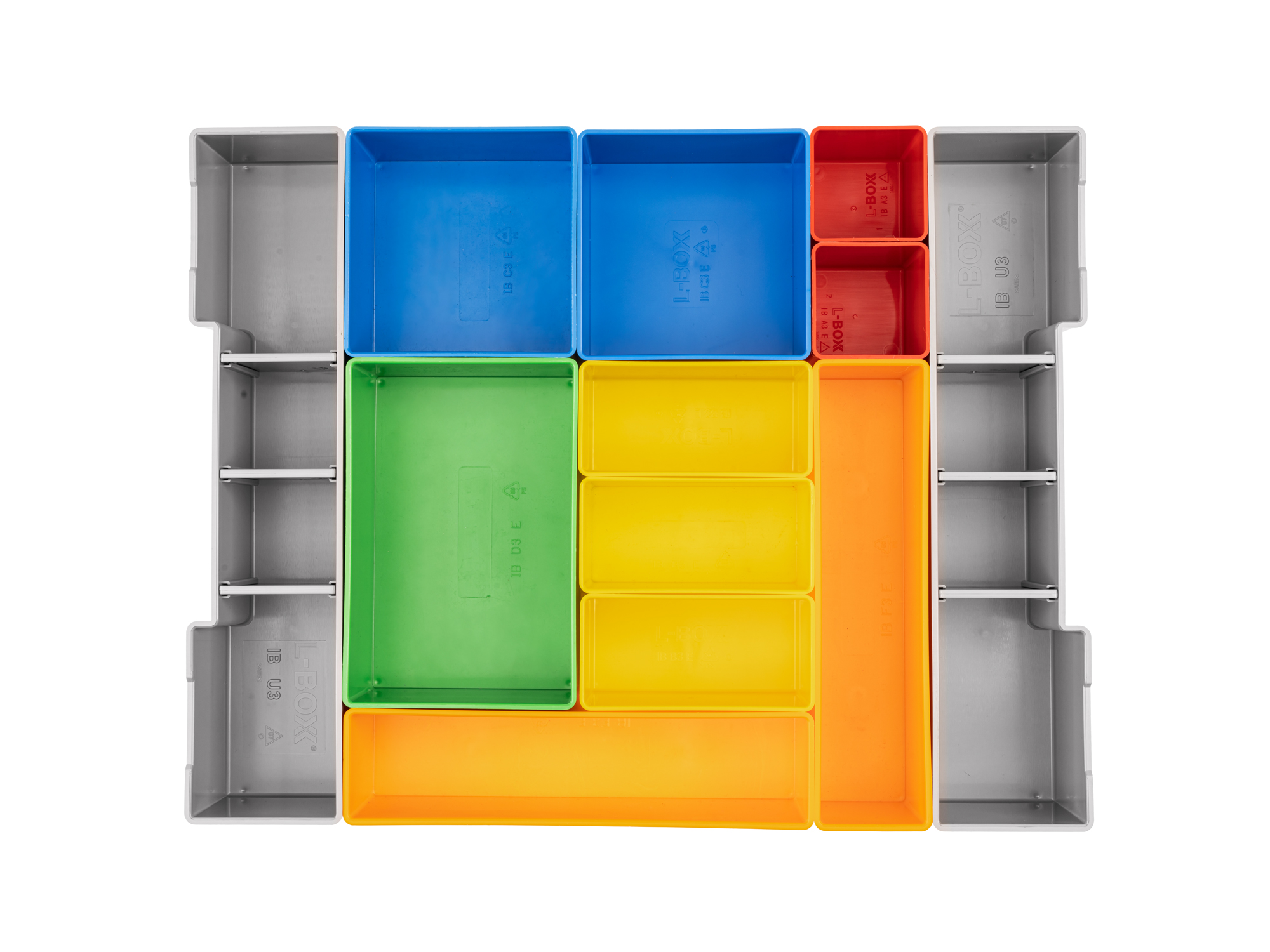 Organizer Bin Set for Shallow Stacking Tool Box (12-Piece