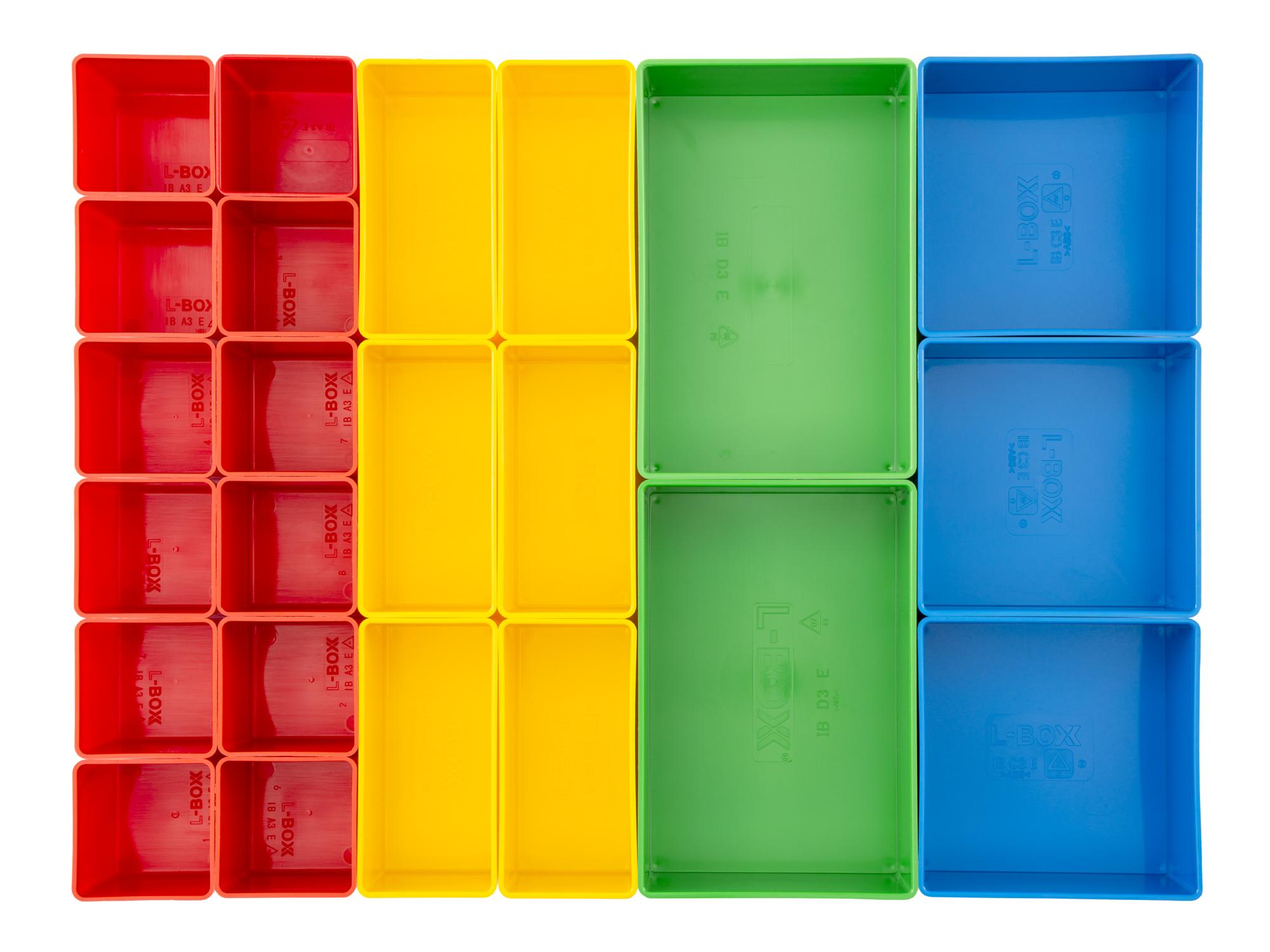 Top view of Tekton organizer bin set, 23-piece (2.5 inch height). OLM95036