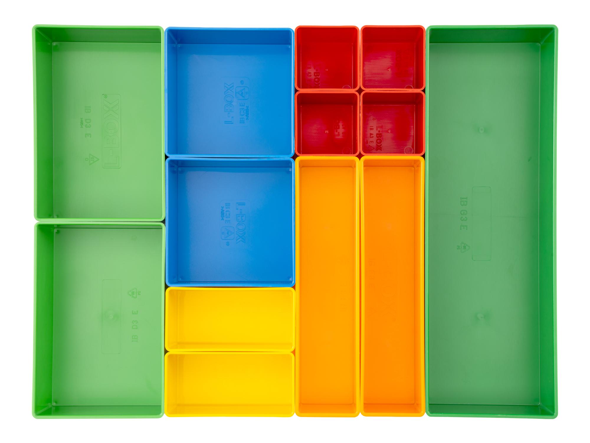 Top view of Tekton organizer bin set, 13-piece (2.5 inch height). OLM95037