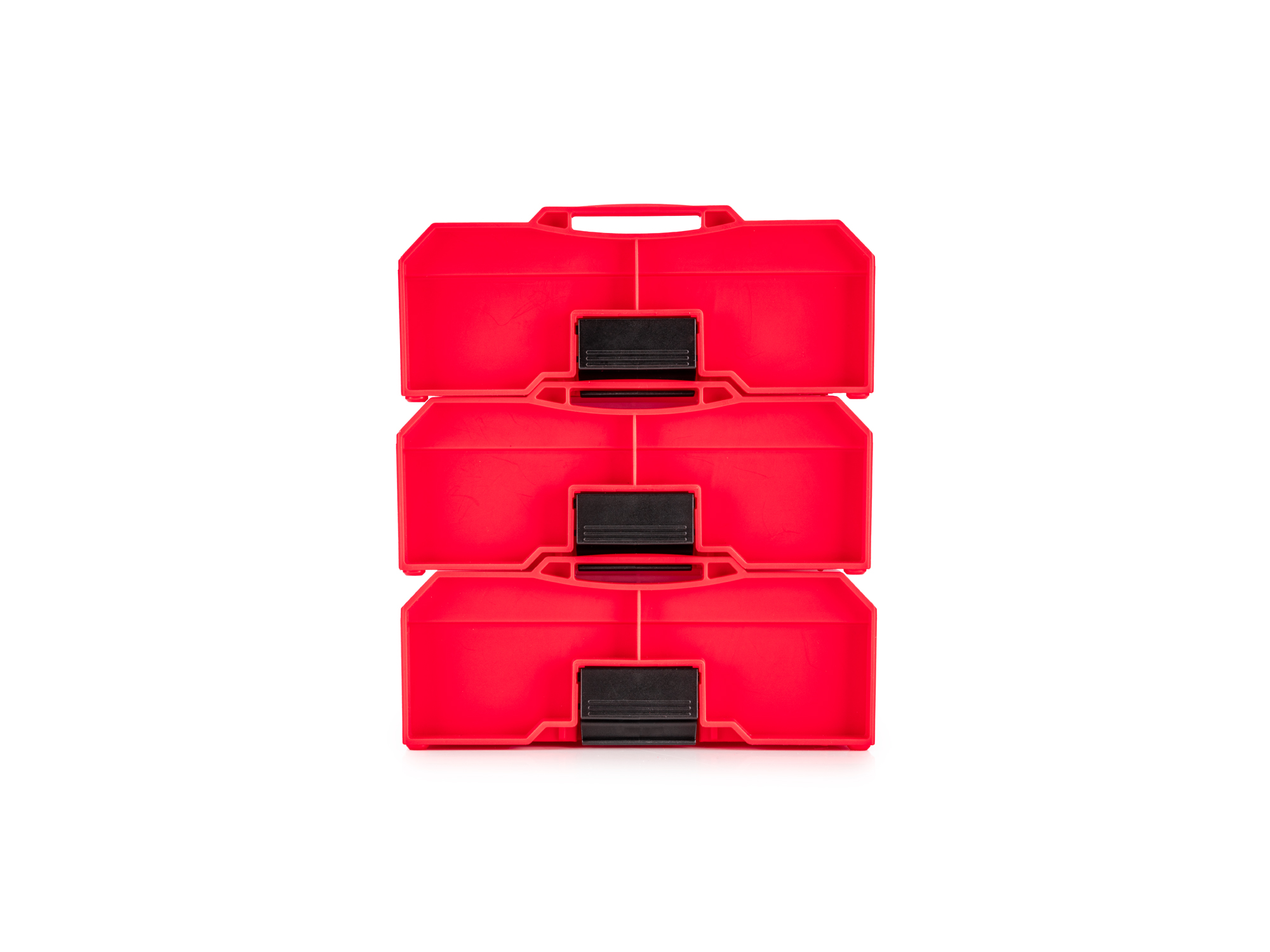 Red Mini Stacking Tool Box Set, 3-Piece | TEKTON