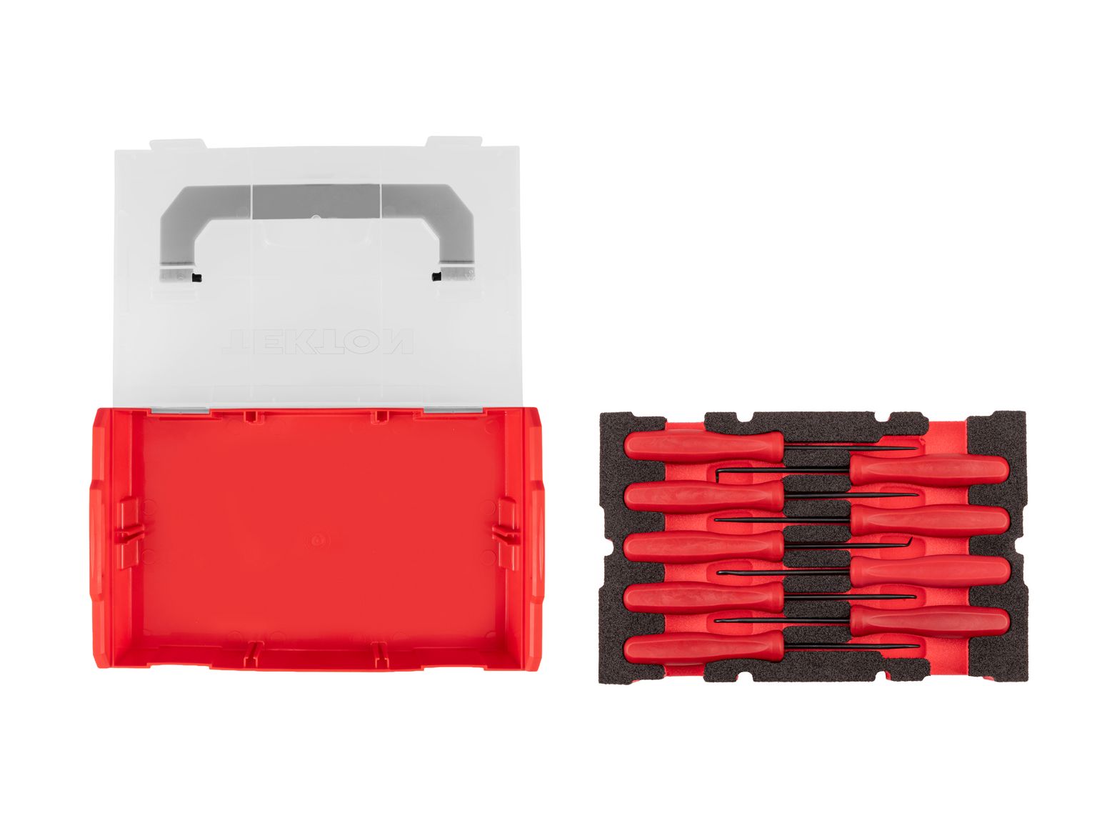 TEKTON Blunt Pick and Hook Set with Mini Stacking Tool Box (9-Piece)