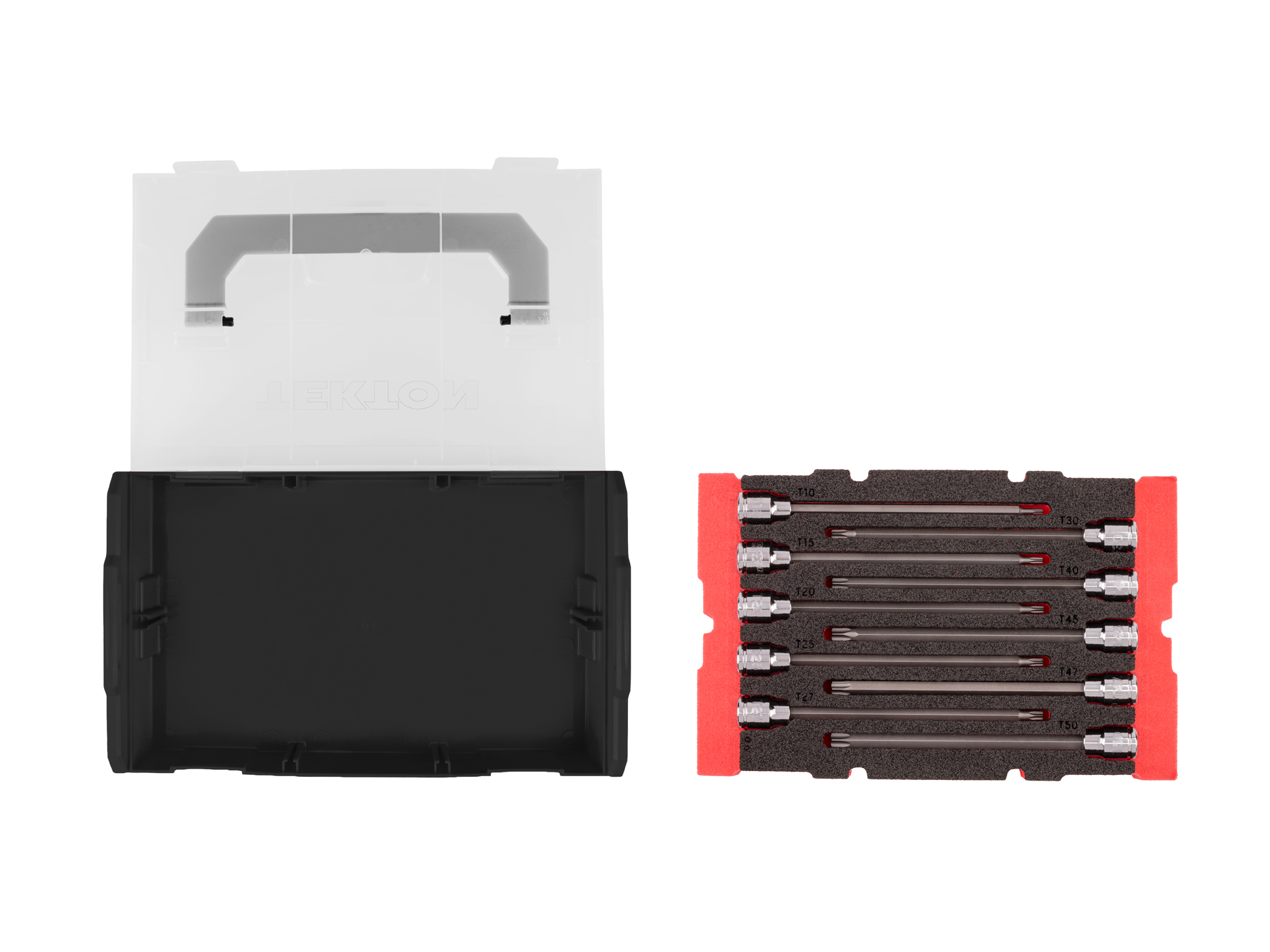 3/8 Inch Drive Long Torx Bit Socket Set in Mini Tool Box | TEKTON