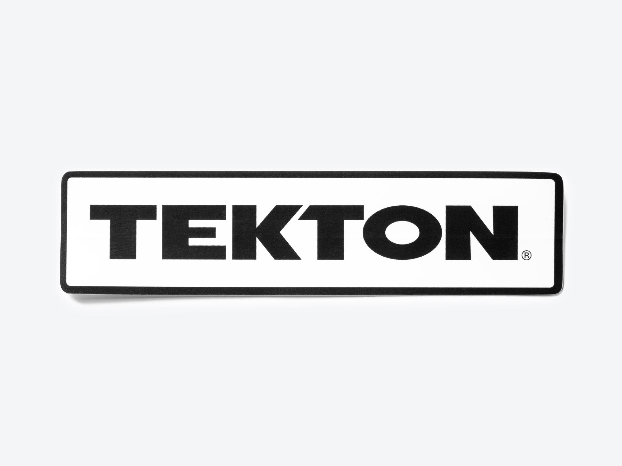 Tekton Logo Sticker, Matte (6 x 1.5 in.)