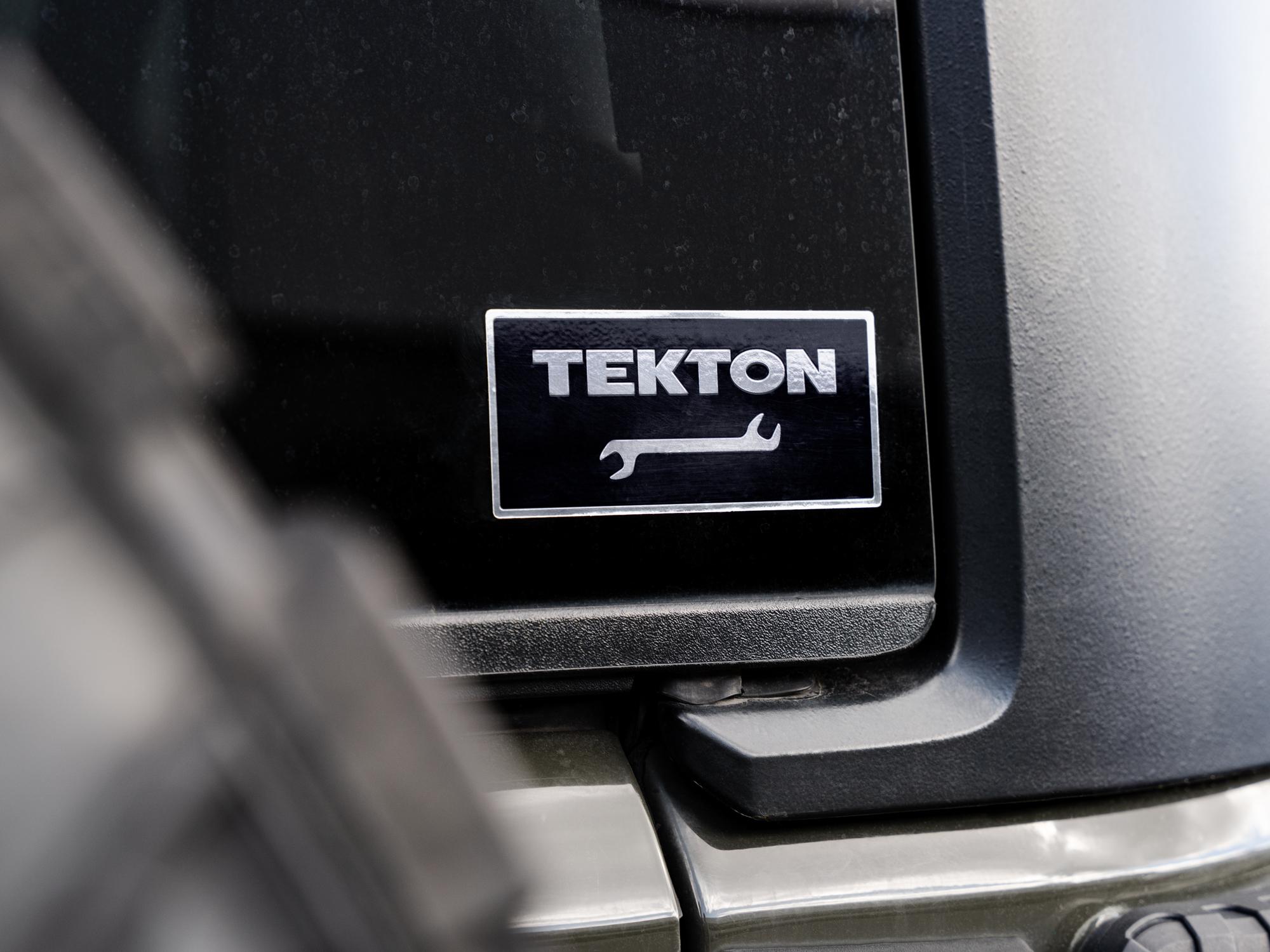 Example shown of Tekton black tool onlysticker. Item #APG51012