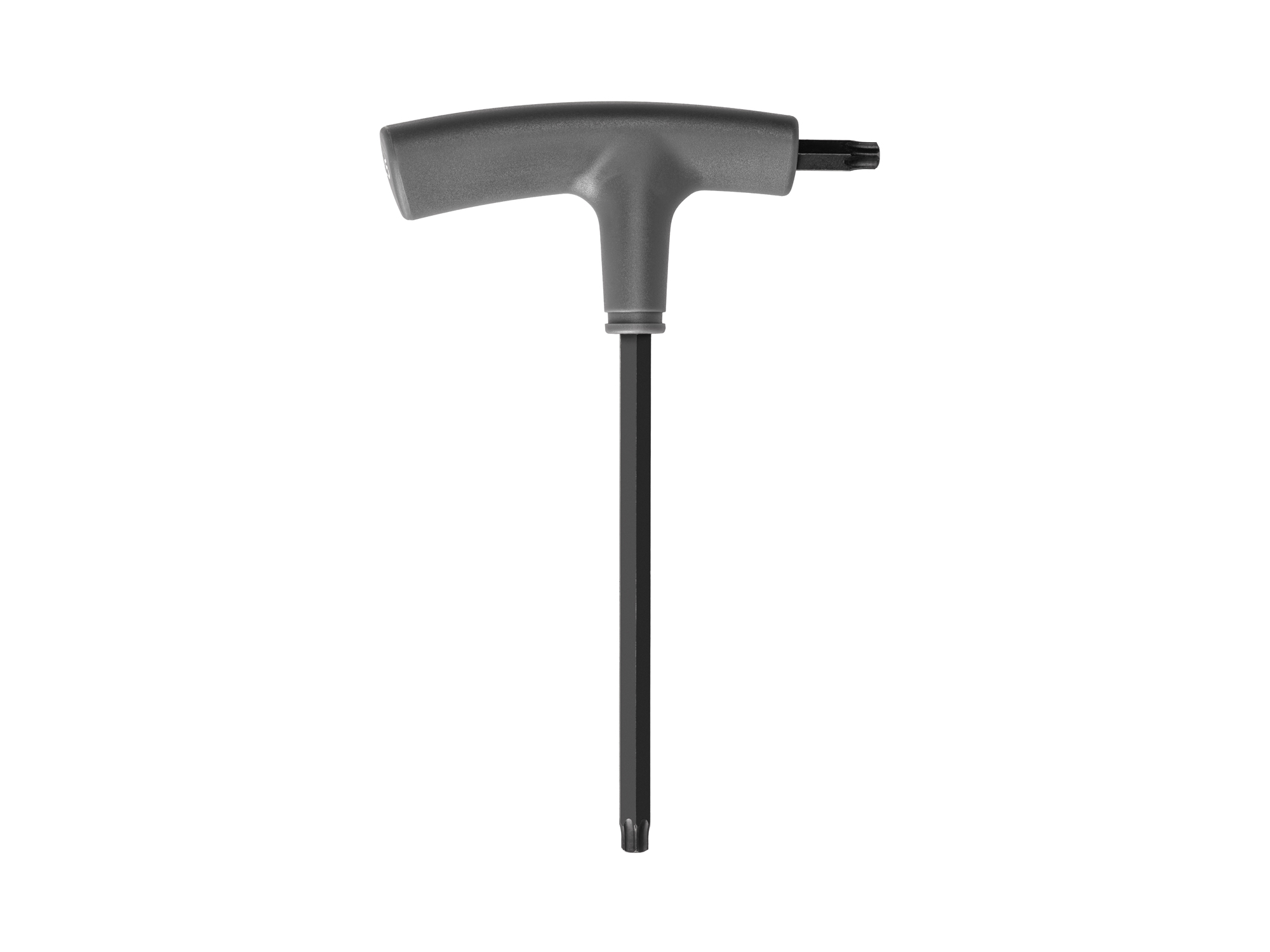 Two tips including a short side-drive for breaking loose fasteners. Exact, tight fit with fasteners. Large comfortable molded handle. K32450.