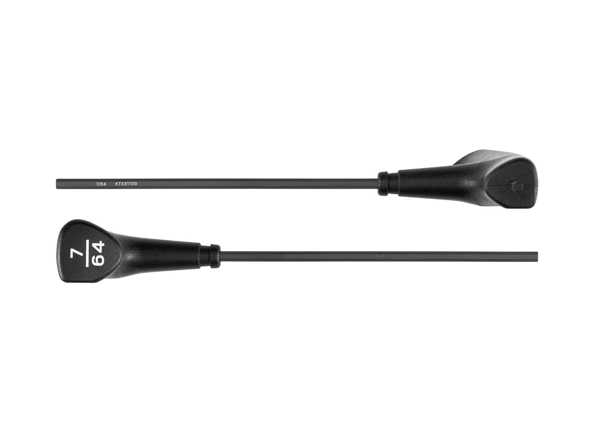 Side view of Tekton t-handle key. Item #KTX31109