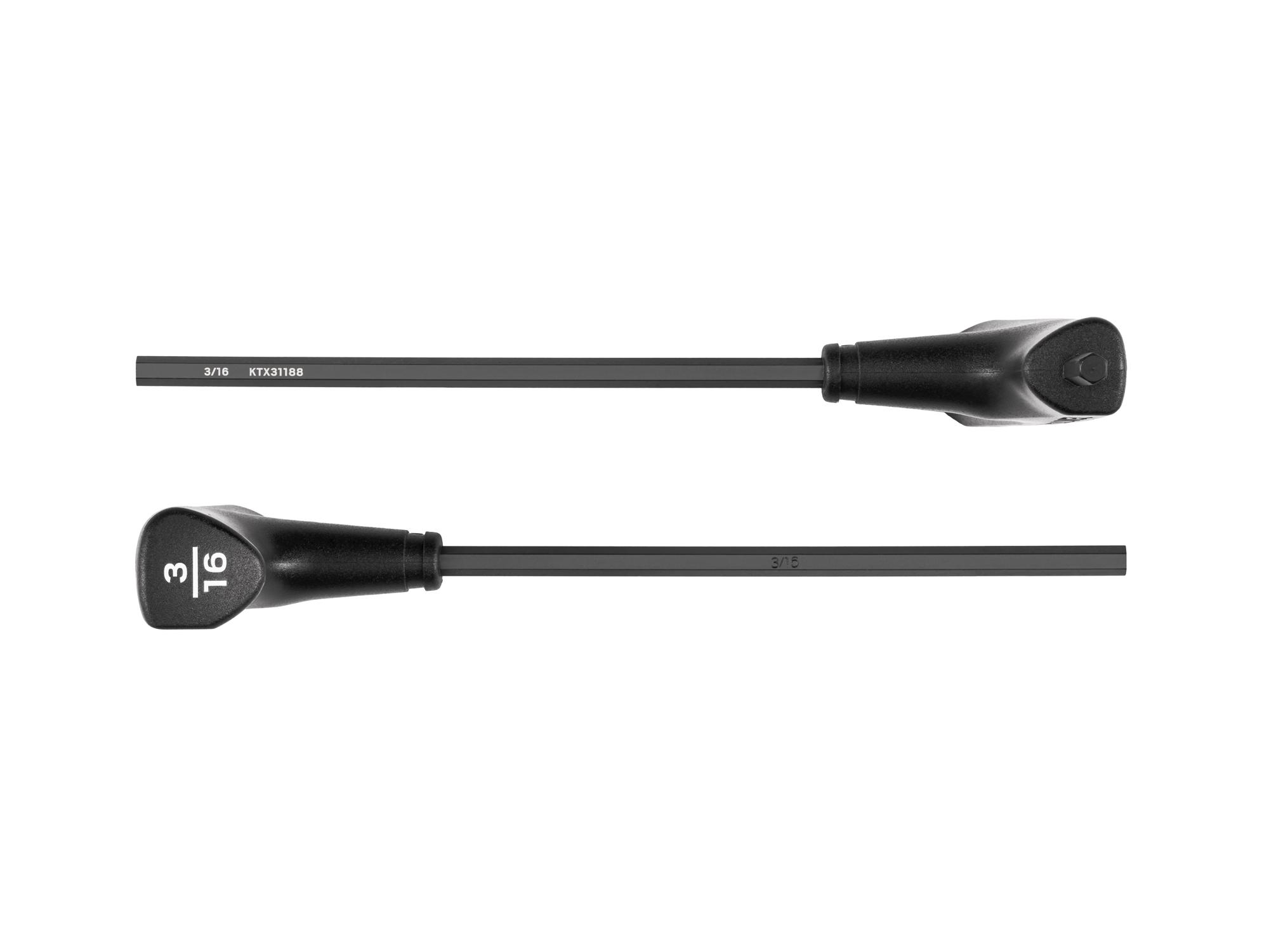 Side view of Tekton t-handle key. Item #KTX31188