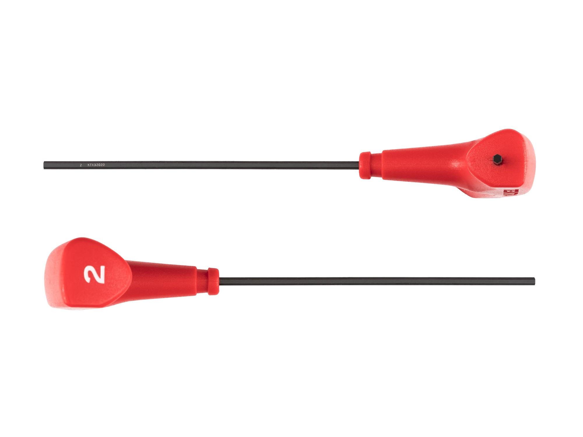 Side view of Tekton t-handle key. Item #KTX32020