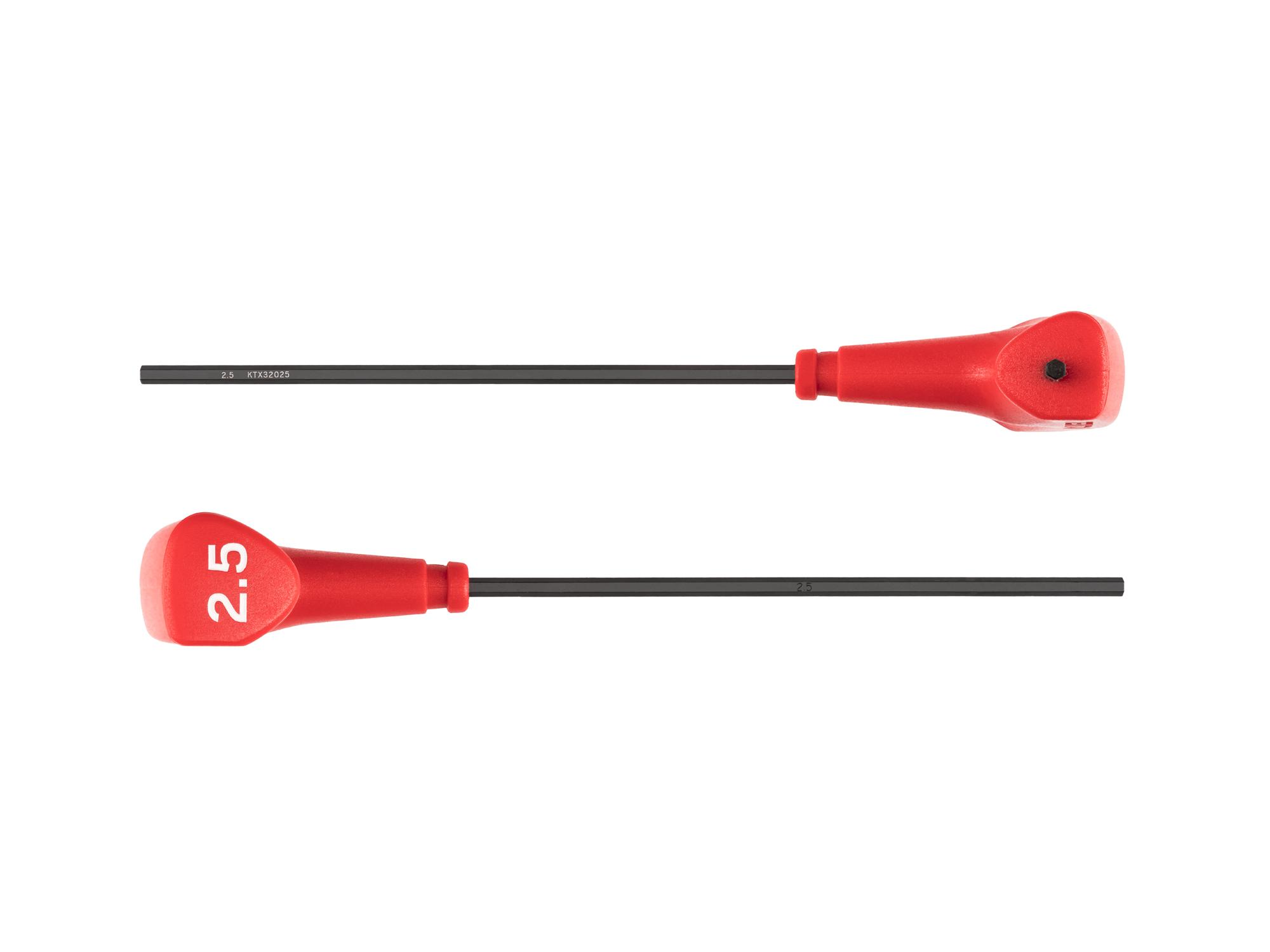 Side view of Tekton t-handle key. Item #KTX32025