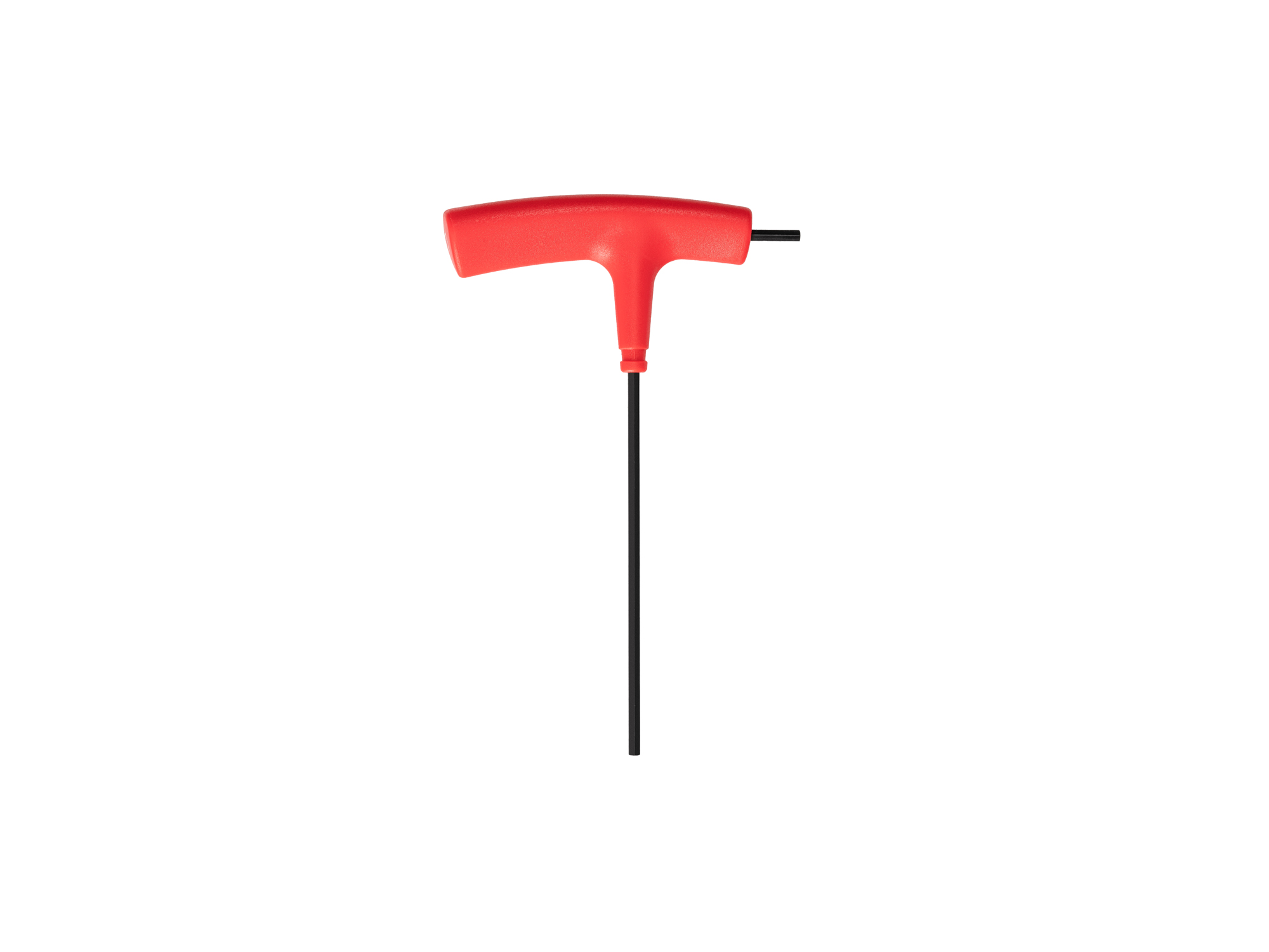 Size: 3 mm (metric) flat end hex T-handle key. Has side drive to break fasteners loose and long arm to spin them out. Large, comfortable molded handle. KTX32030.