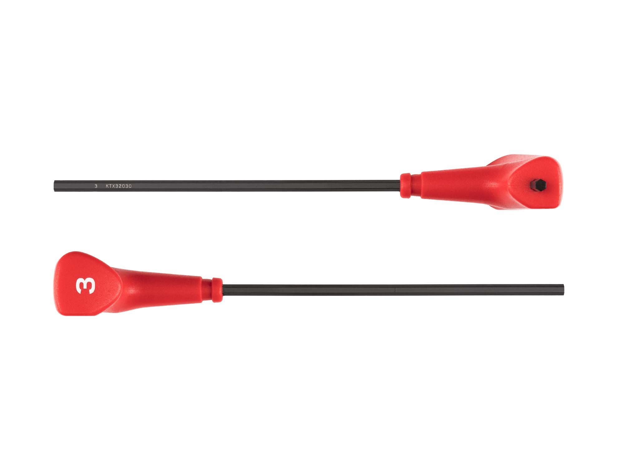 Side view of Tekton t-handle key. Item #KTX32030