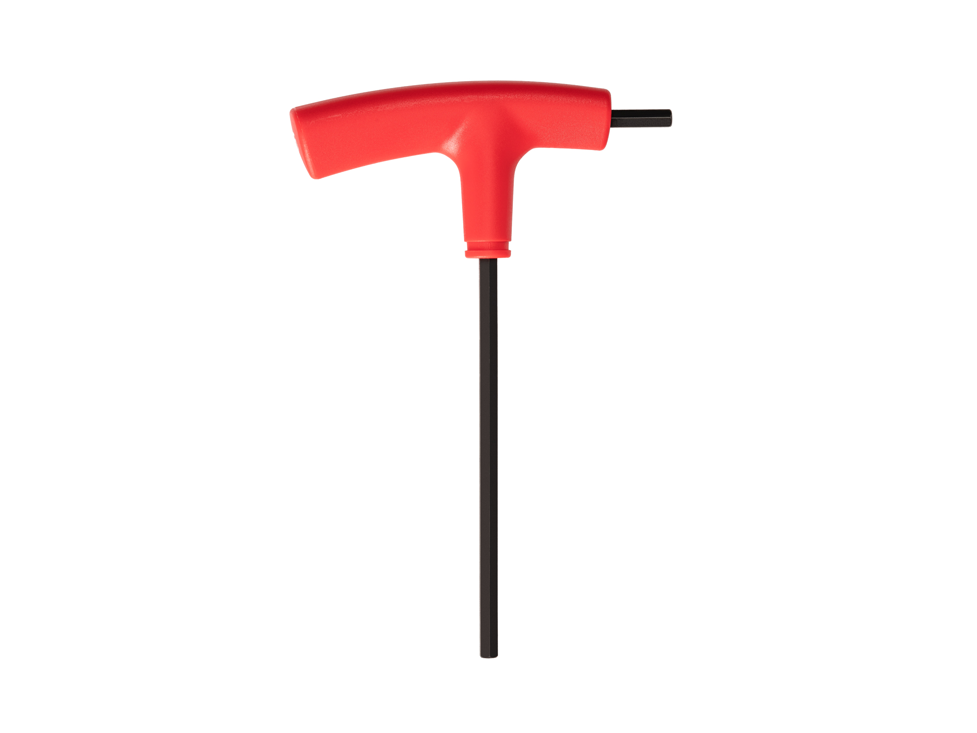 Size: 6 mm (metric) flat end hex T-handle key. Has side drive to break fasteners loose and long arm to spin them out. Large, comfortable molded handle. KTX32060.