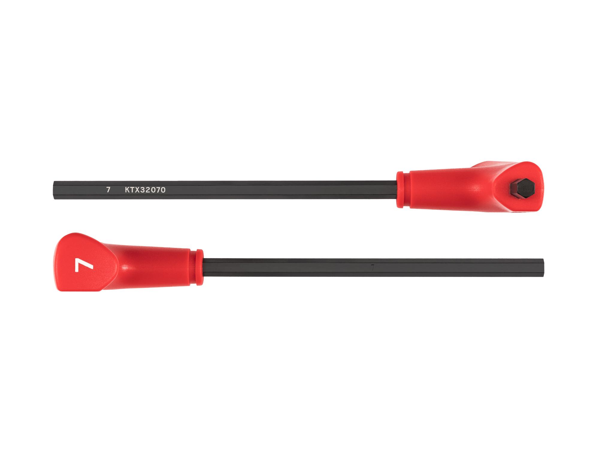Side view of Tekton t-handle key. Item #KTX32070