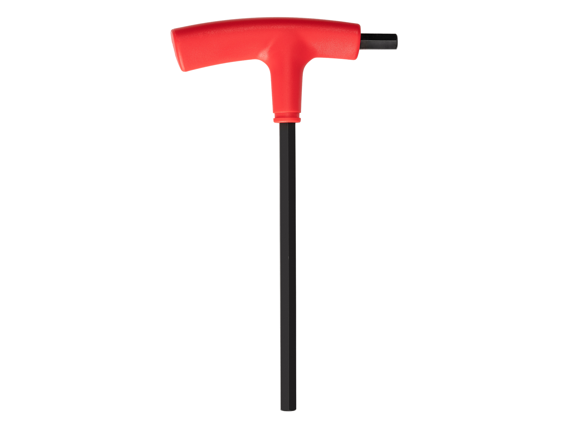 Size: 9 mm (metric) flat end hex T-handle key. Has side drive to break fasteners loose and long arm to spin them out. Large, comfortable molded handle. KTX32090.