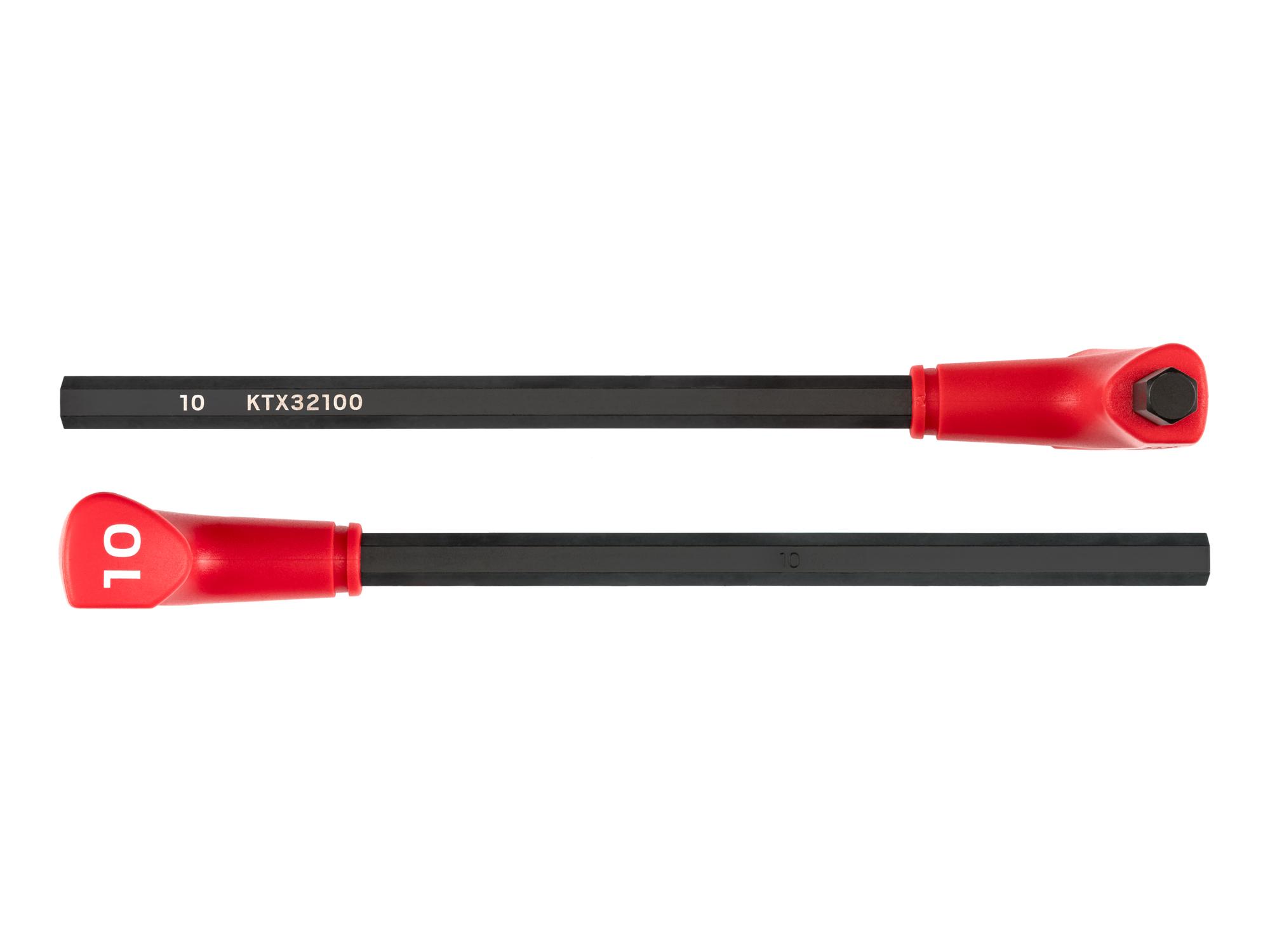 Side view of Tekton t-handle key. Item #KTX32100