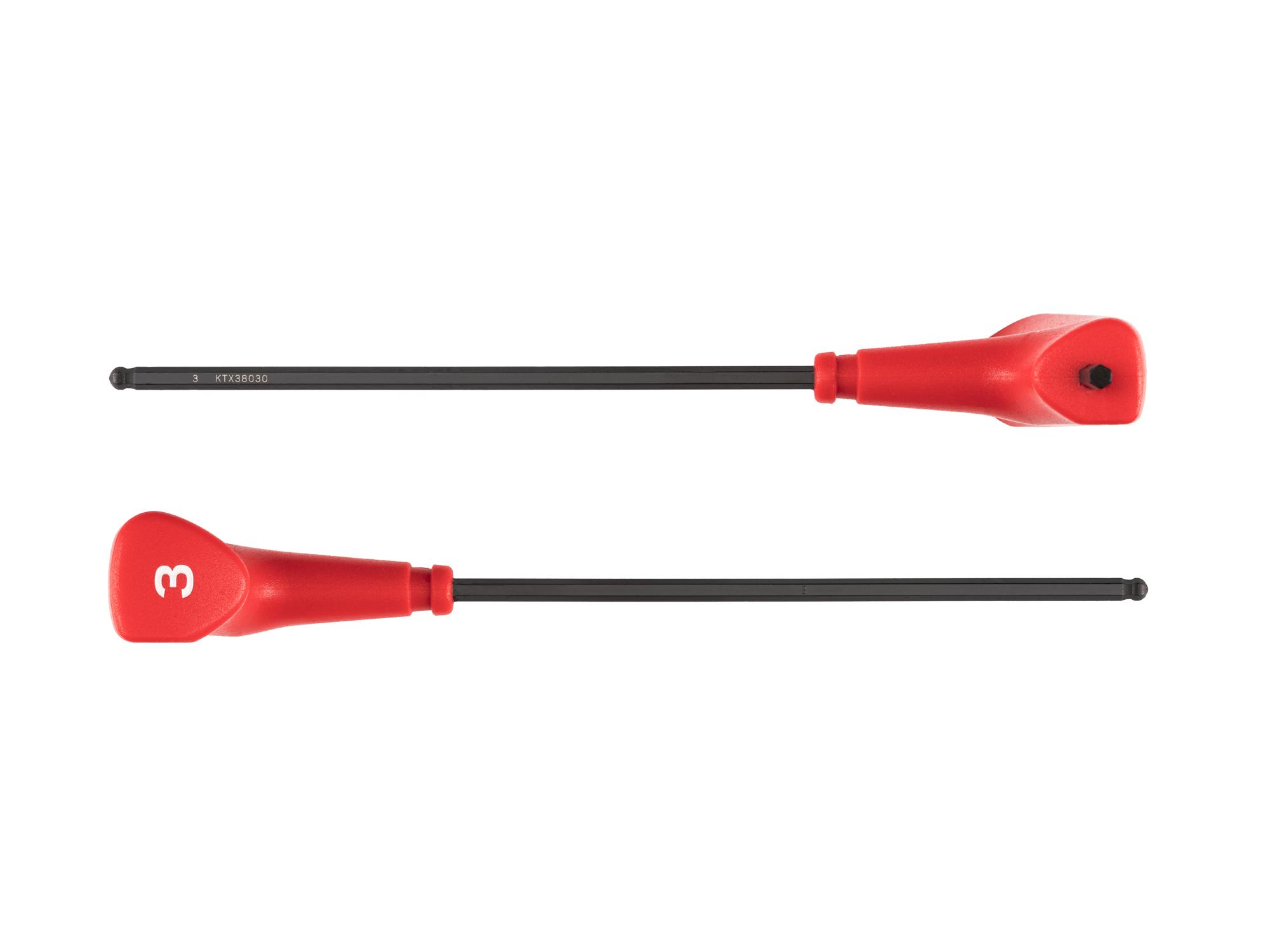 Side view of Tekton t-handle key. Item #KTX38030