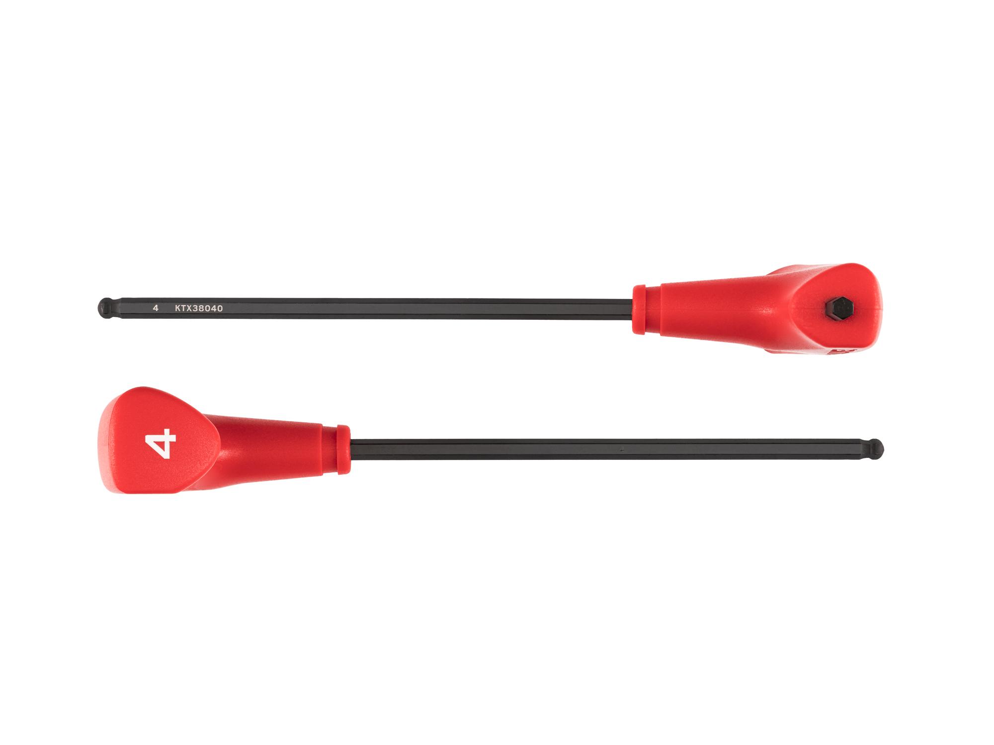 Side view of Tekton t-handle key. Item #KTX38040