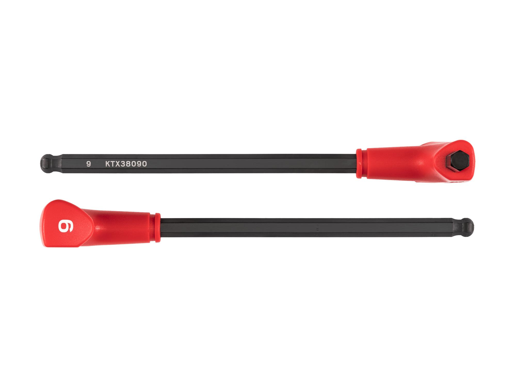 Side view of Tekton t-handle key. Item #KTX38090