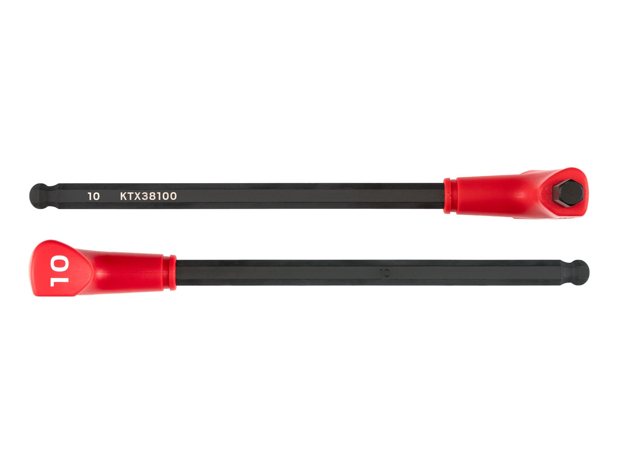 Side view of Tekton t-handle key. Item #KTX38100