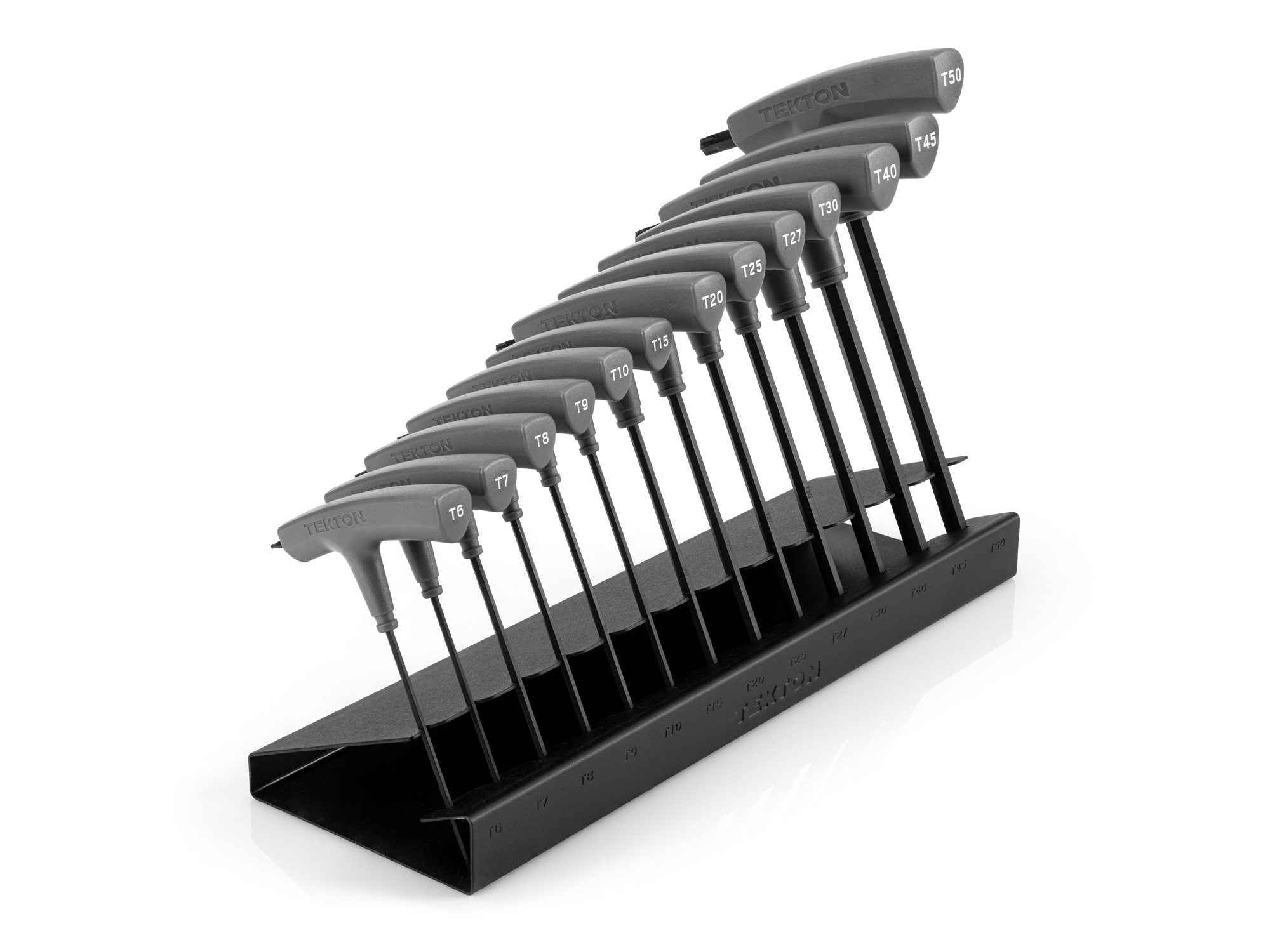 TEKTON Star T-Handle Key Set with Stand, 13-Piece (T6-T50)