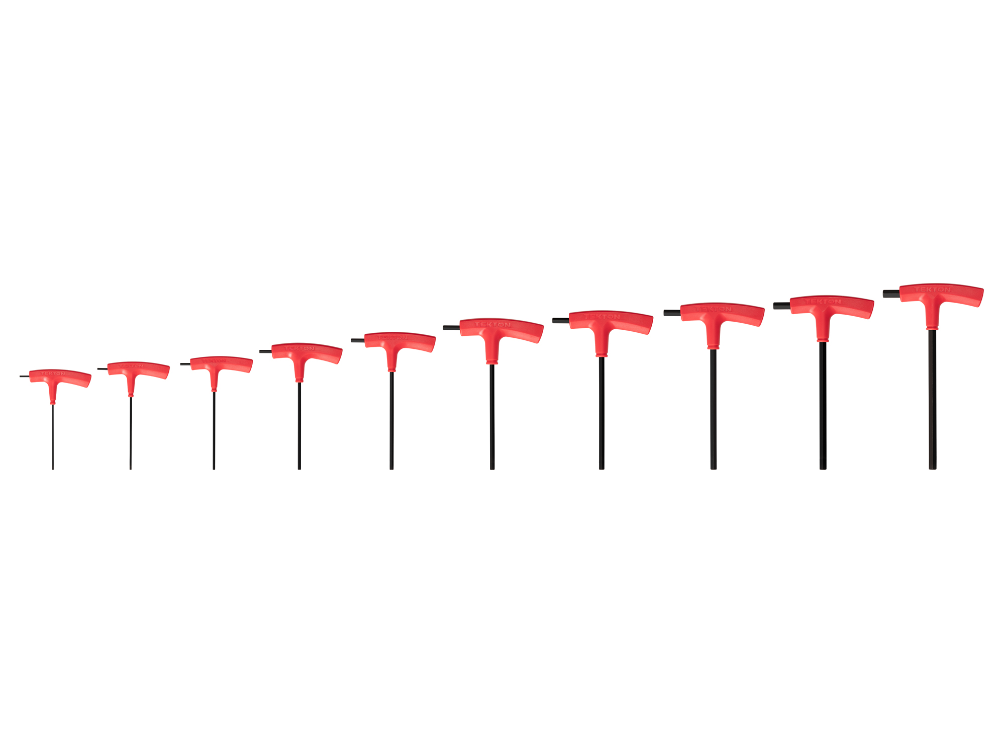 Flat End Hex T-Handle Key Set (10-Piece)