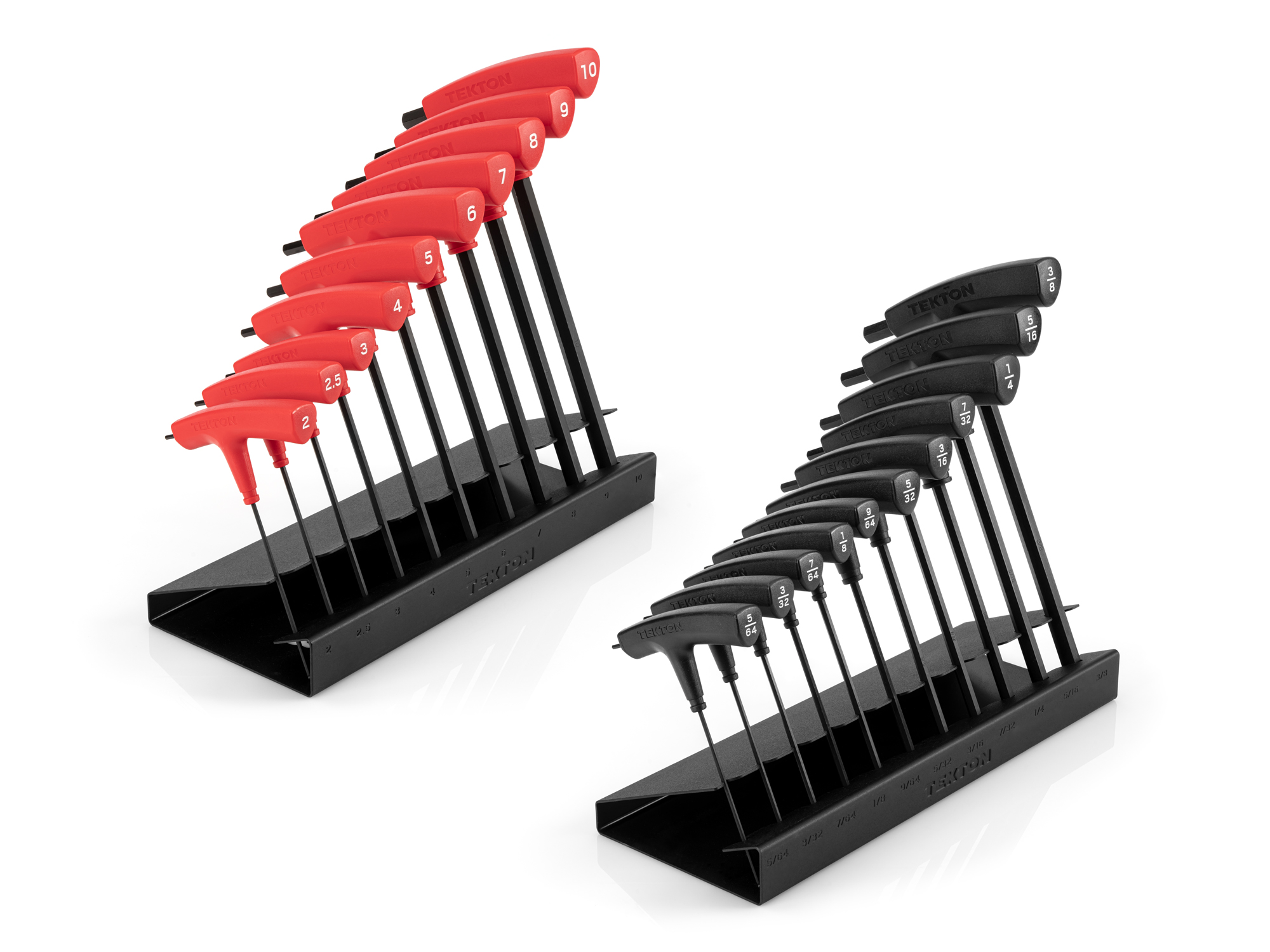 Ball End Hex T-Handle Key Set with Stands (21-Piece)