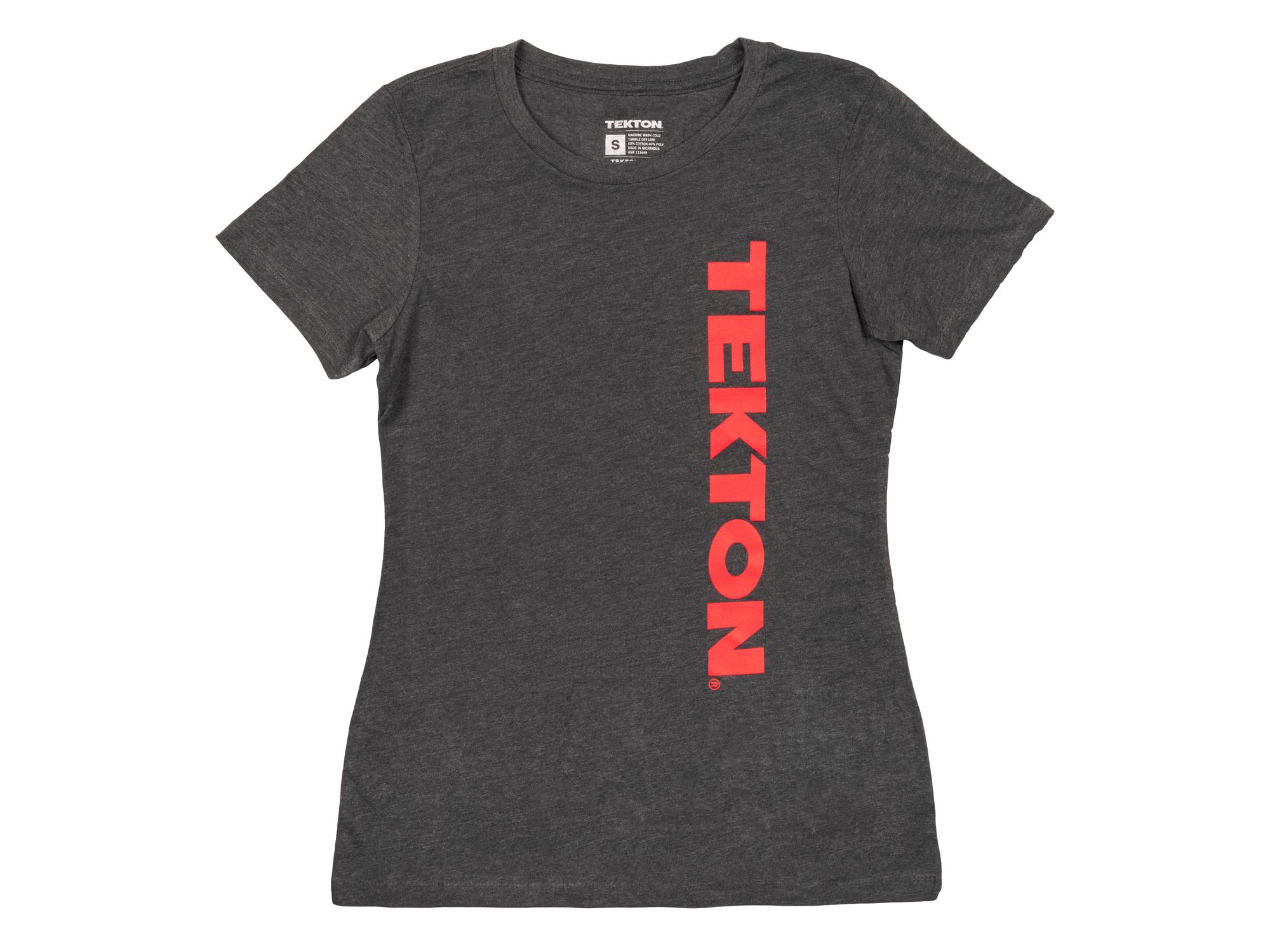 Front view of heather-gray Tekton tee. Item #APG32011