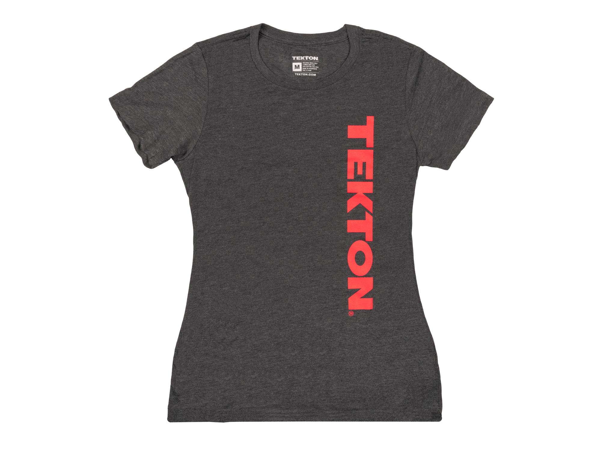 Front view of heather-gray Tekton tee. Item #APG32012