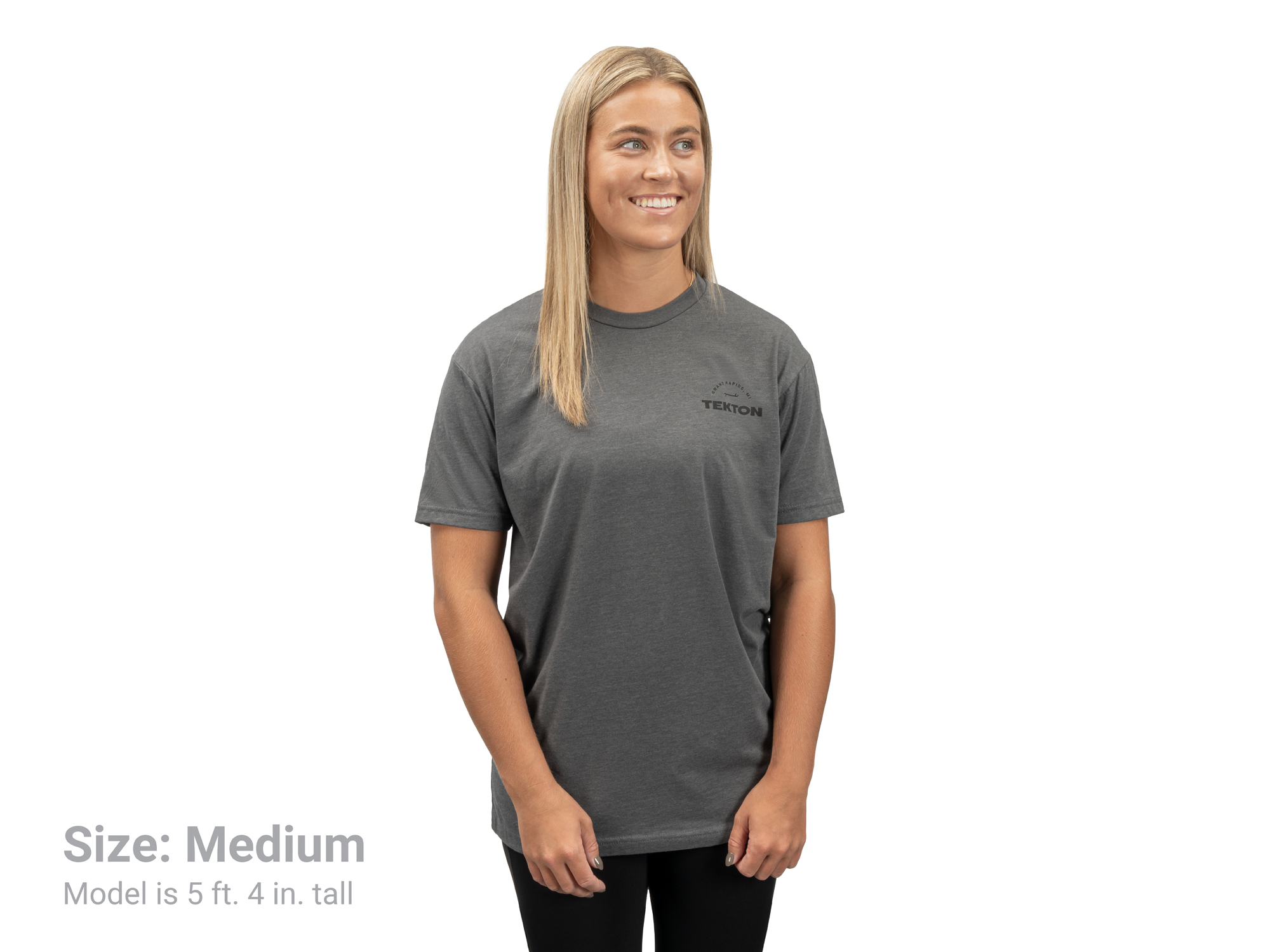 The Tekton unisex t-shirt is made from 60% cotton and 40% polyester, with an easy tear away tag at the back of the neck for a smooth, scratchless collar. APG32033.