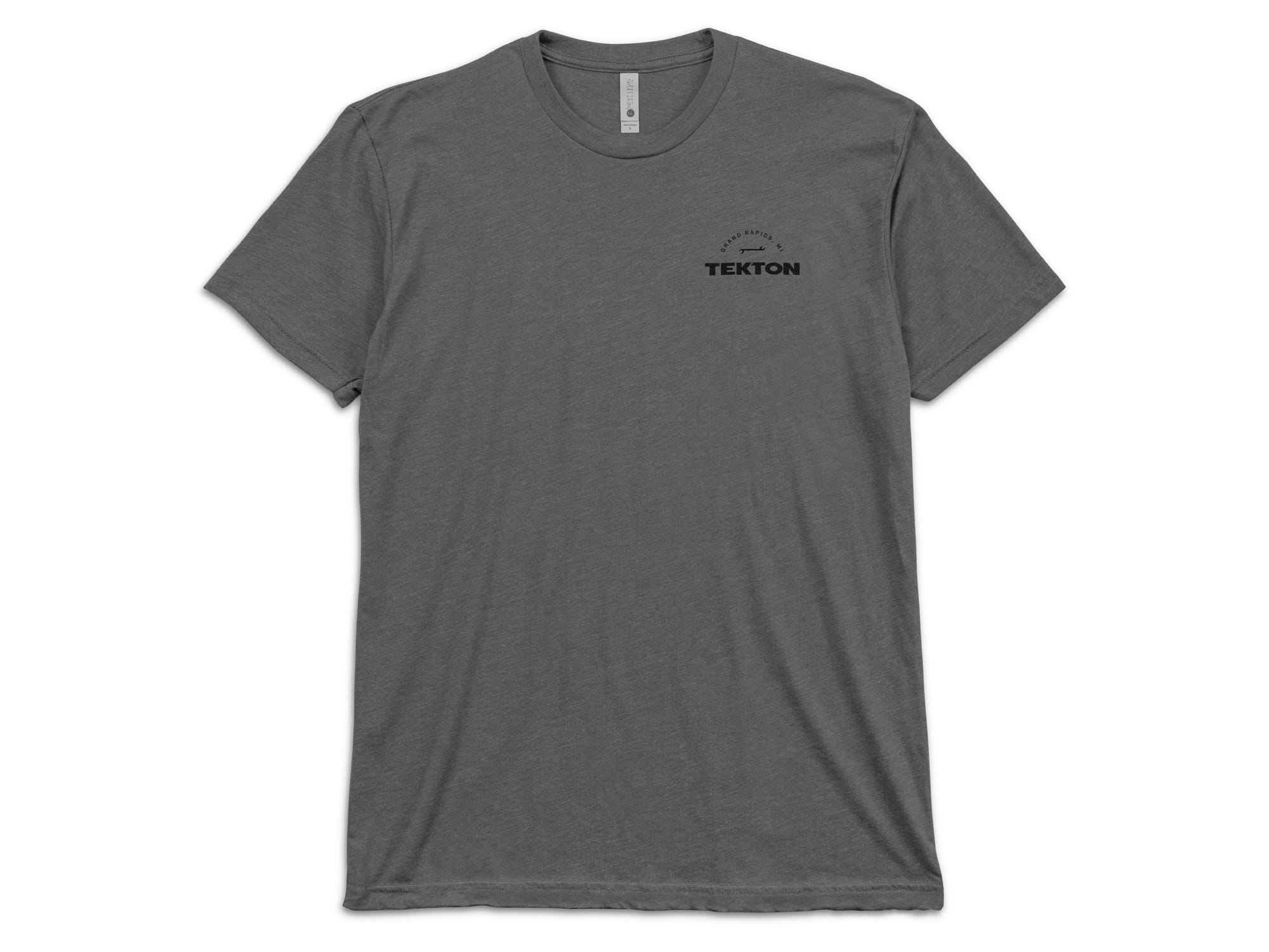 Heather Gray Tekton Logo T-Shirt (Medium) | TEKTON