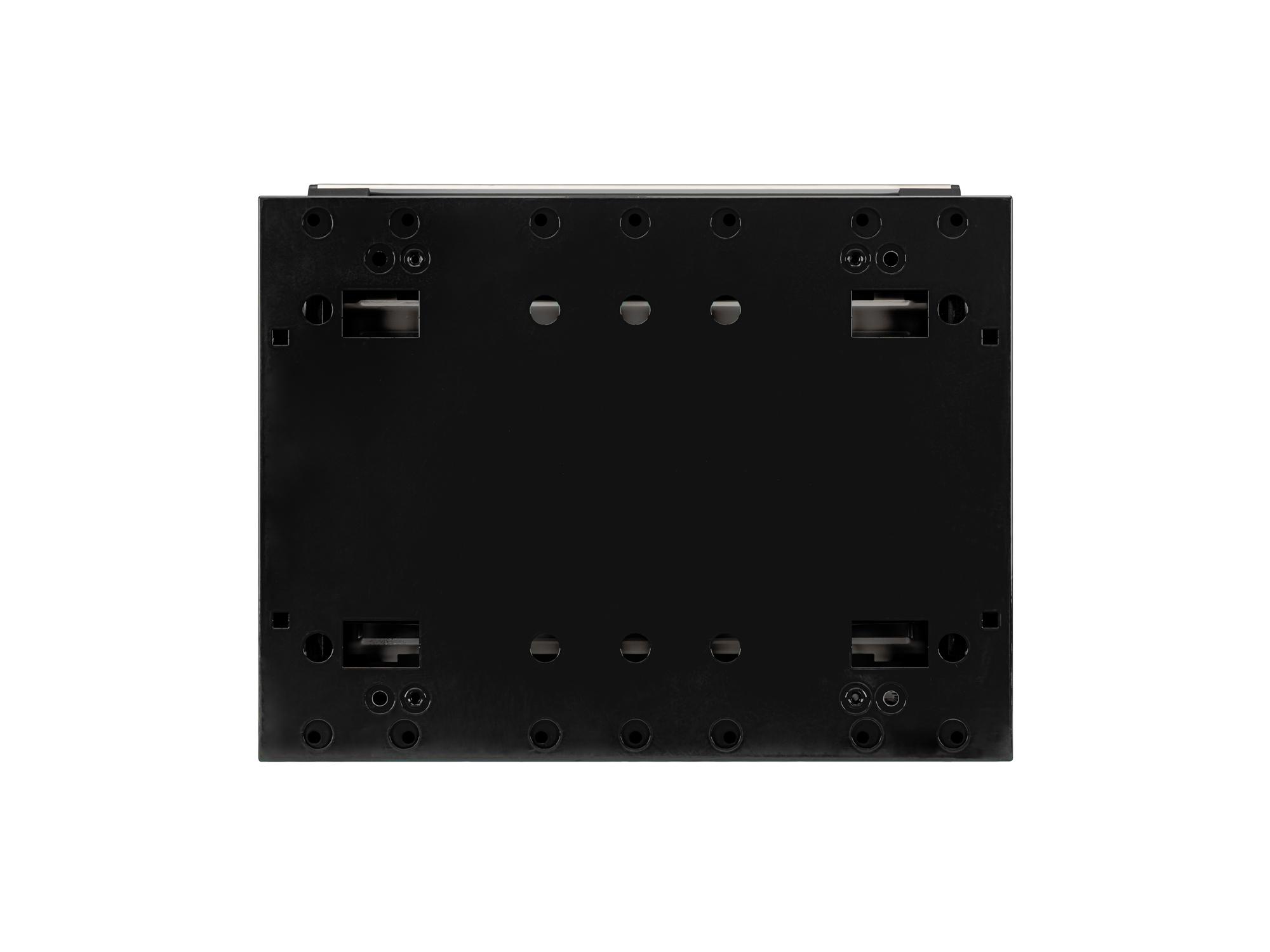 Bottom view of black Tekton tool cabinet. Item #OCU10101