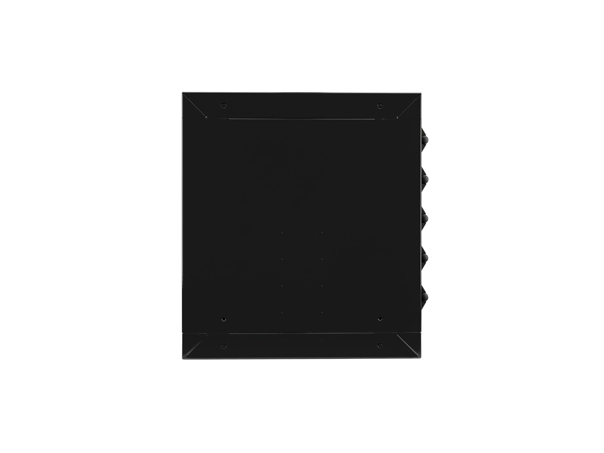 Side view of black Tekton tool cabinet. Item #OCU30101