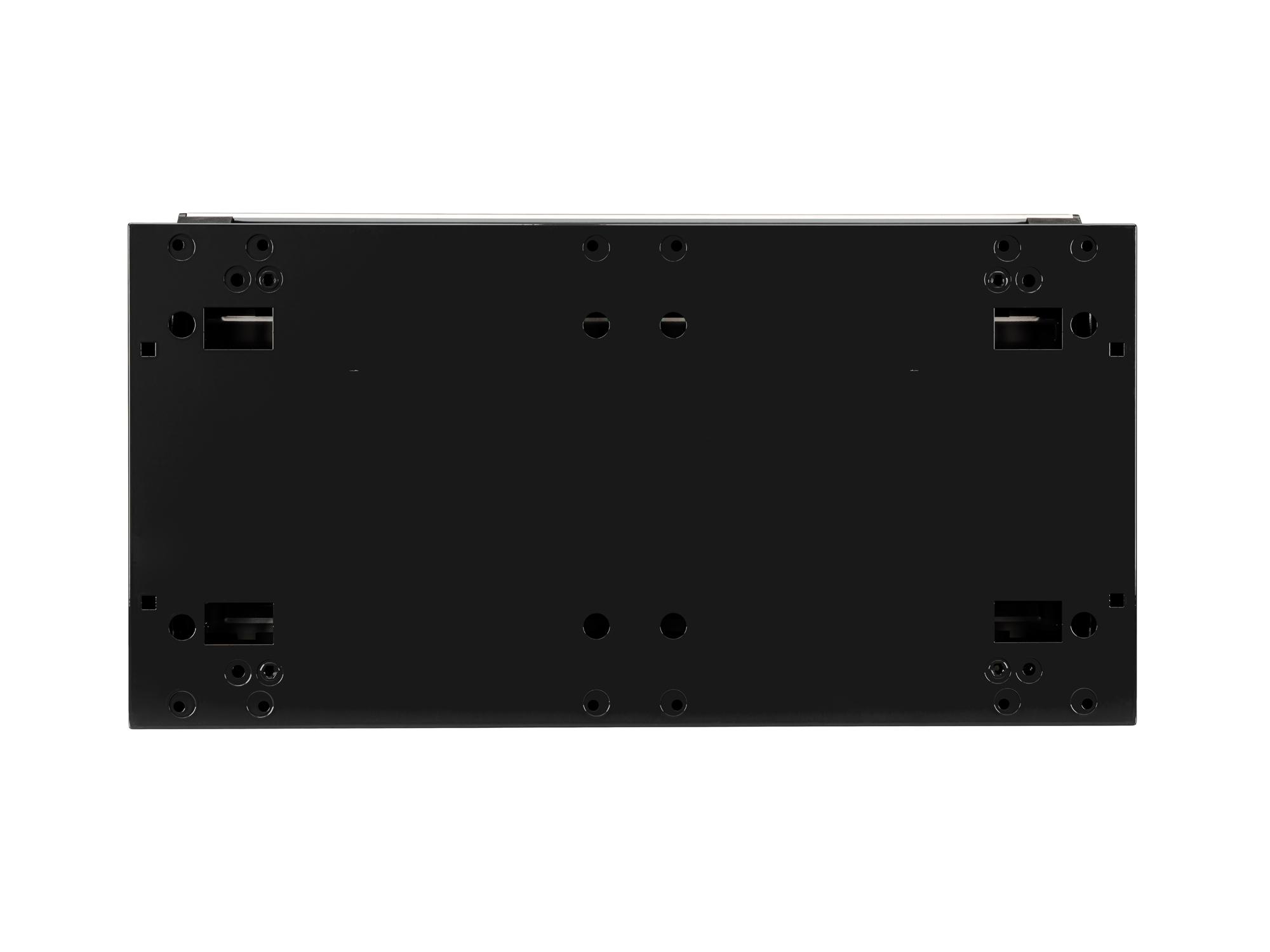 Second side view of black Tekton tool cabinet. Item #OCU30101