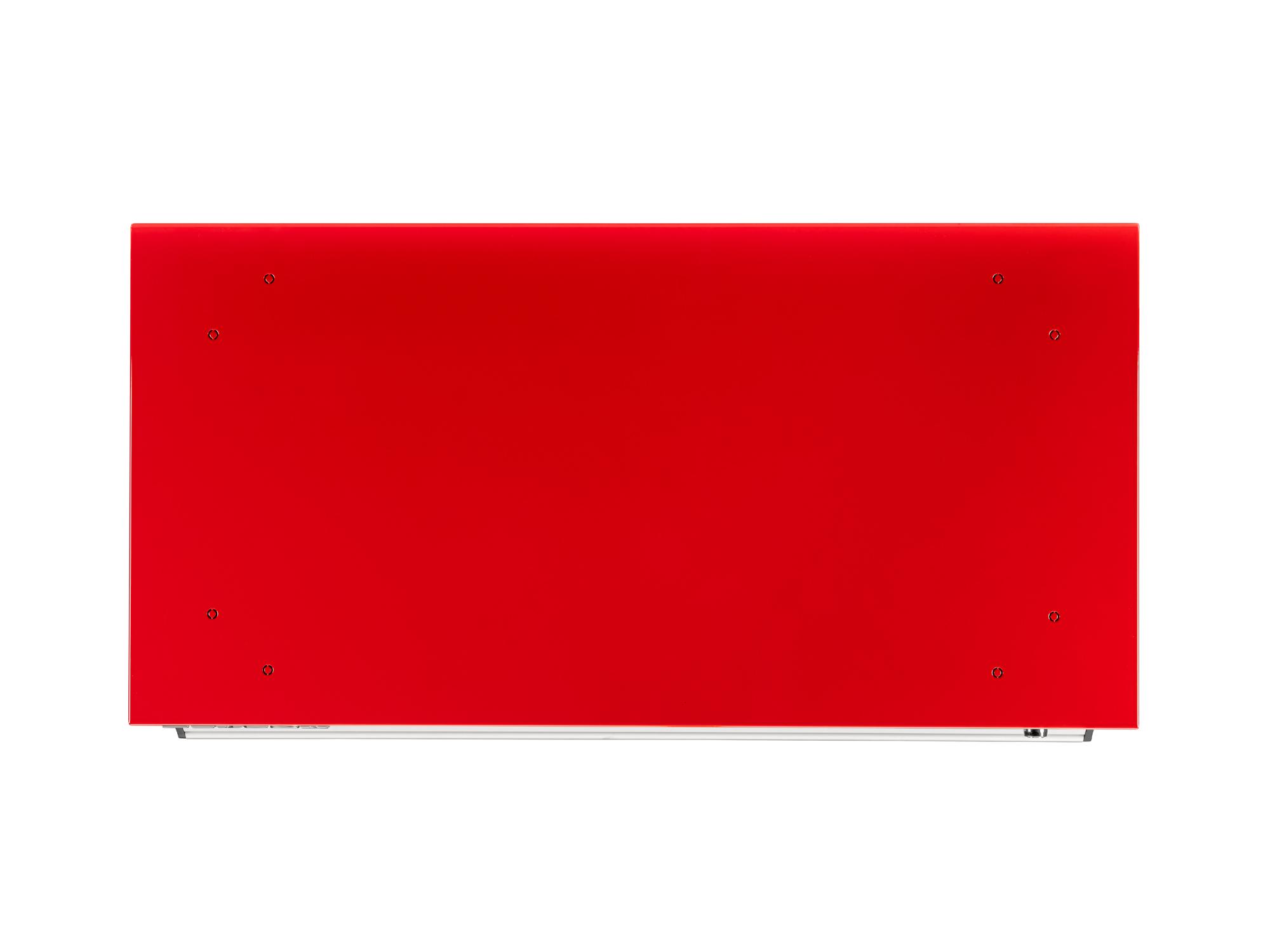 Top view of red Tekton tool cabinet. Item #OCU30201