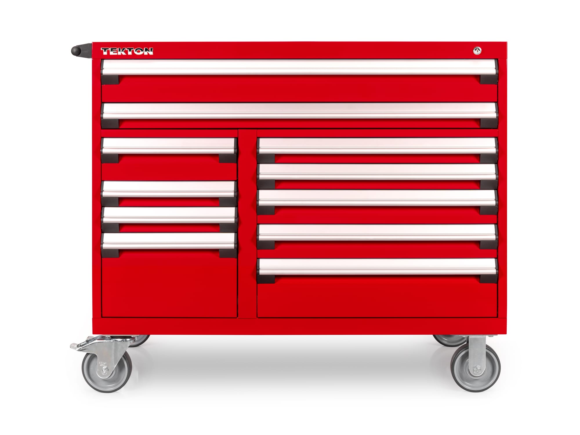 Our mid-sized rolling tool cabinet features 11-drawer, 40/60 split bank each with a 400 lb. weight capacity. Made in North America. 90-Day Trial. OCL43202.