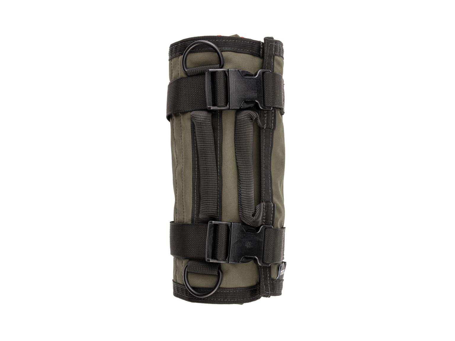 Side view of ranger-green-red Tekton tool roll. Item #OTR00002