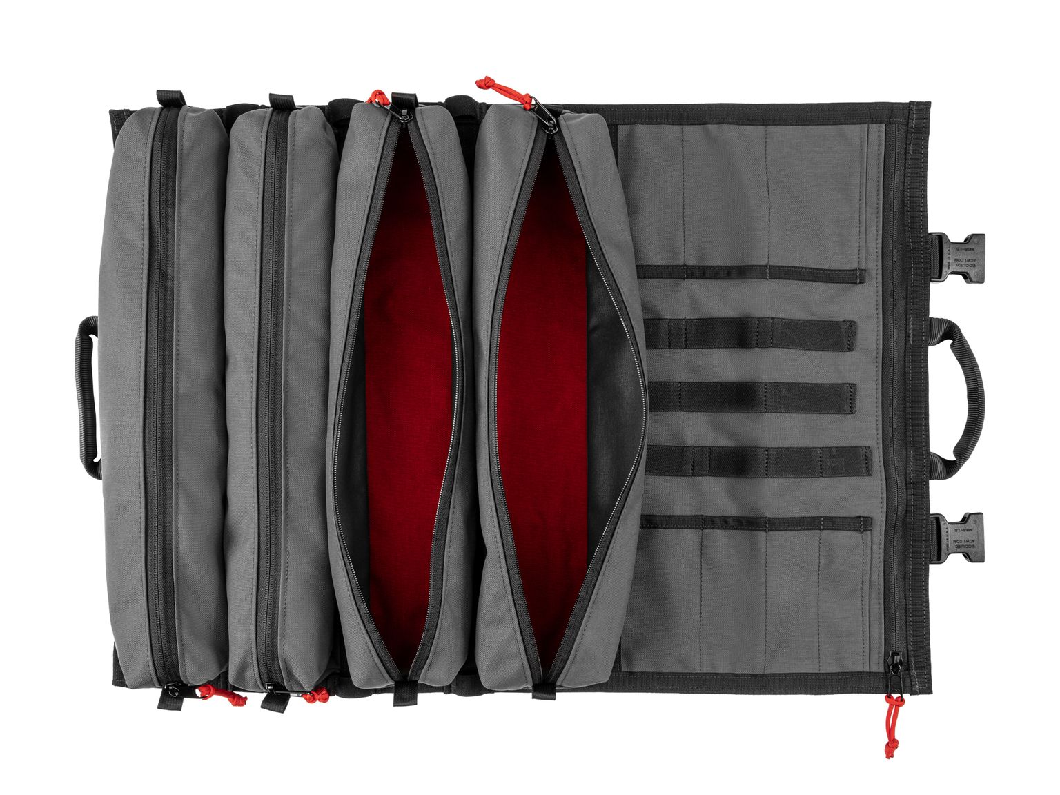 Example shown of Tekton tactical-gray-redtool pouch. Item #OTR00010