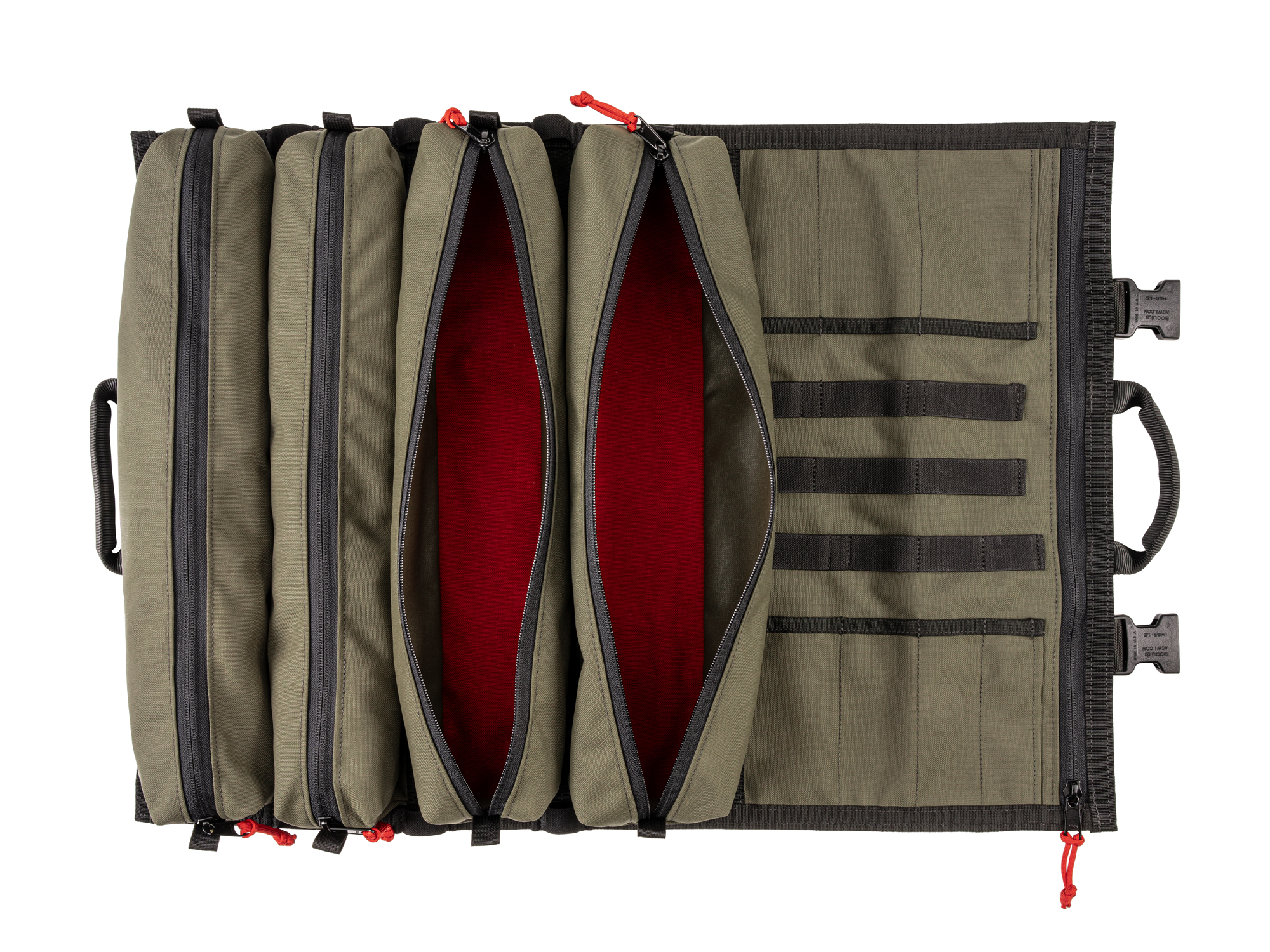 MTR4 XL Tool Roll (Ranger Green/Red) | TEKTON | Made in USA