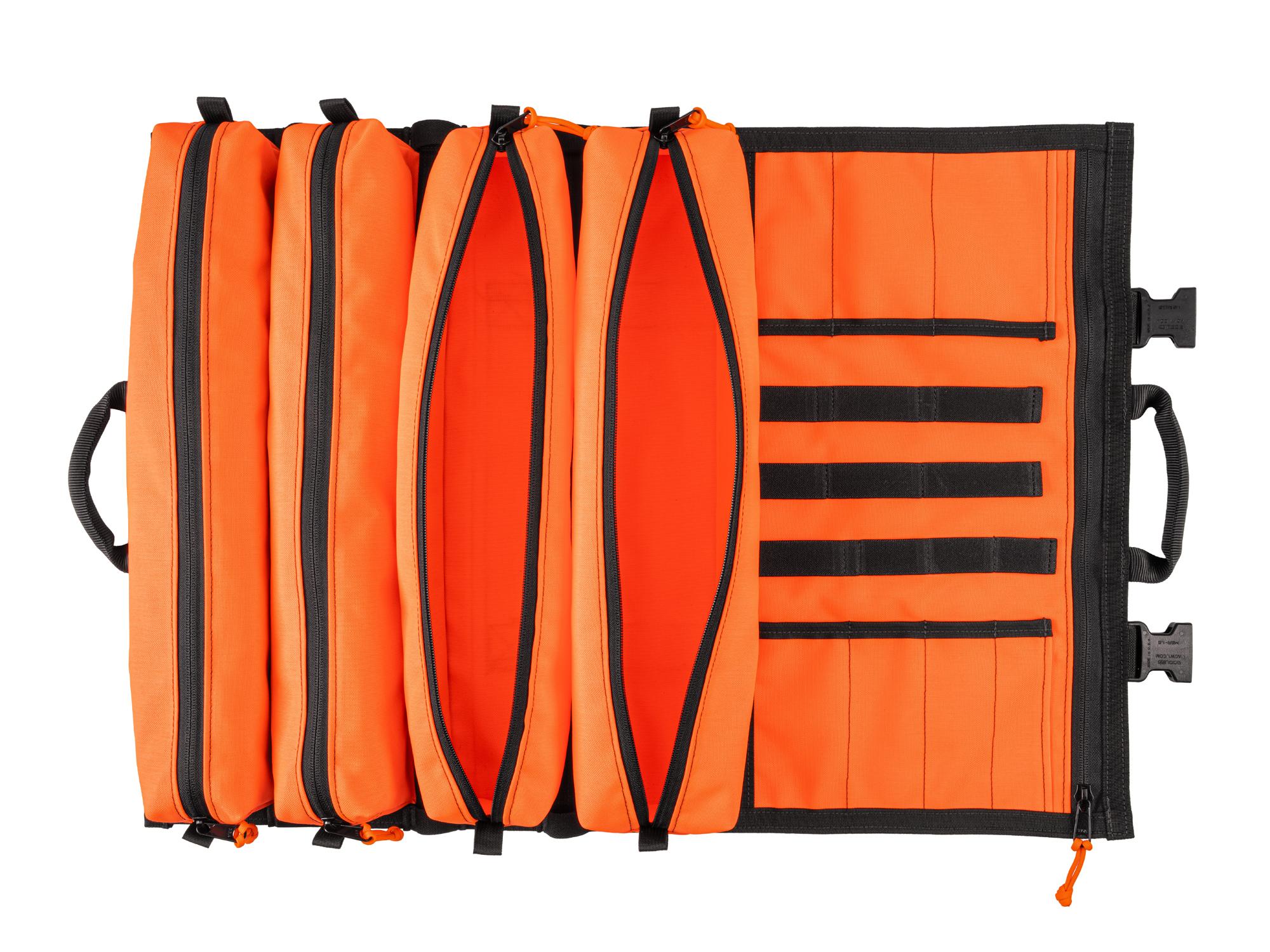 Example shown of Tekton high-vis-orange rolltool roll. Item #OTR00012
