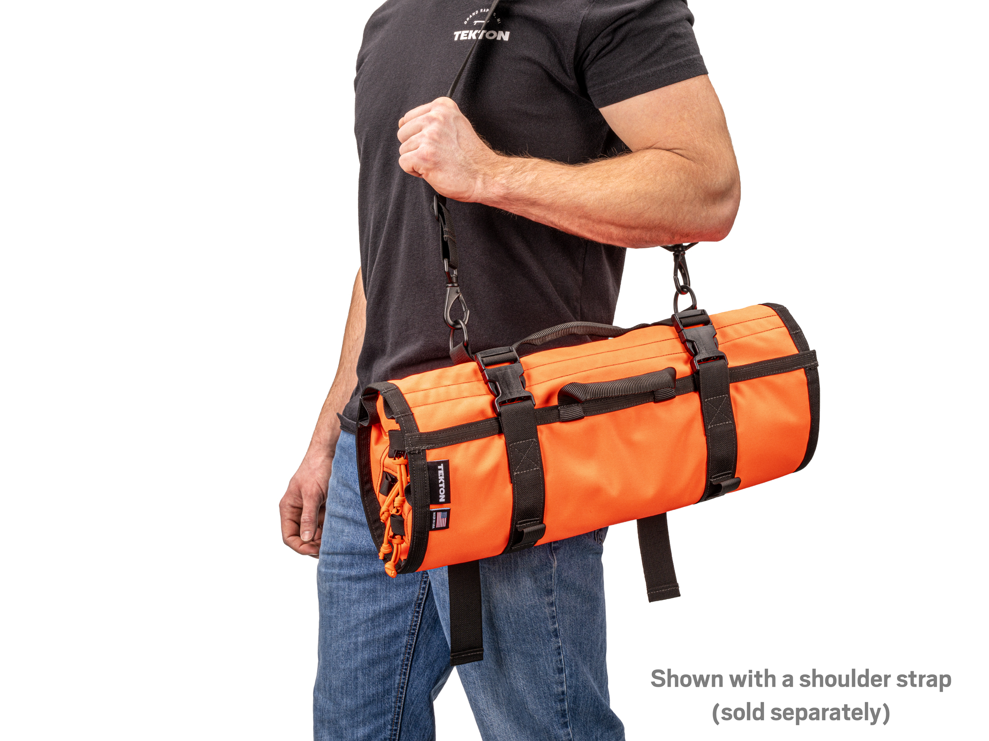 MTR4 XL Tool Roll (High-Vis Orange) | TEKTON | Made in USA