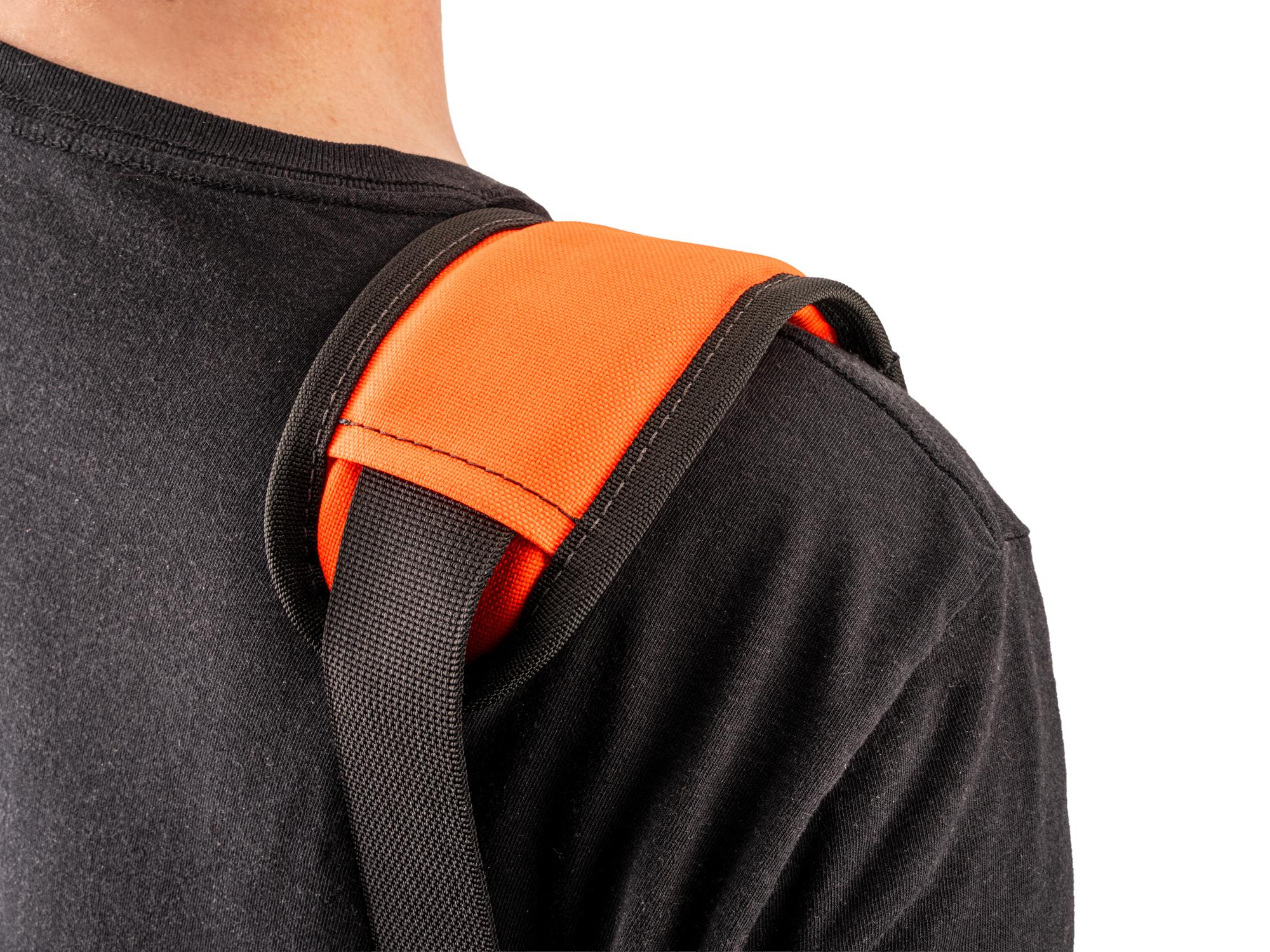 Example shown of Tekton high-vis-orange rolltool roll. Item #OTR00016