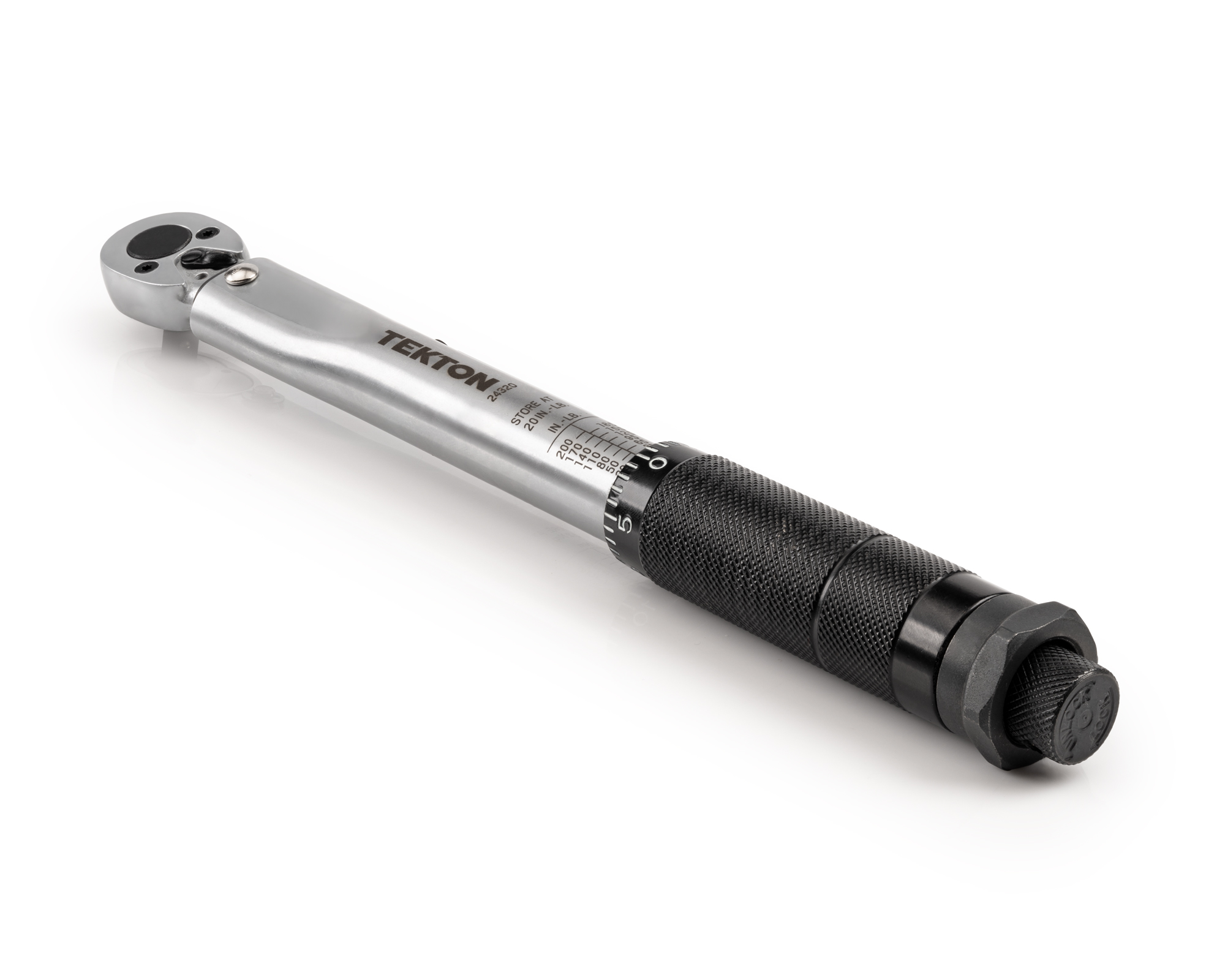 TEKTON 1/4 Inch Drive Micrometer Torque Wrench (20-200 in-lb)