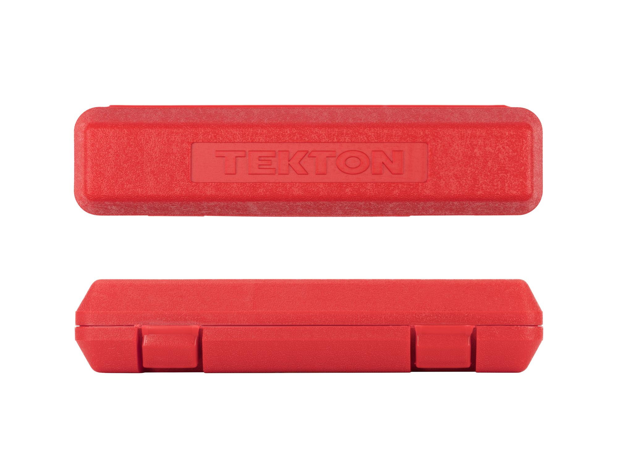 Tekton  torque wrench shown in a case organization option.