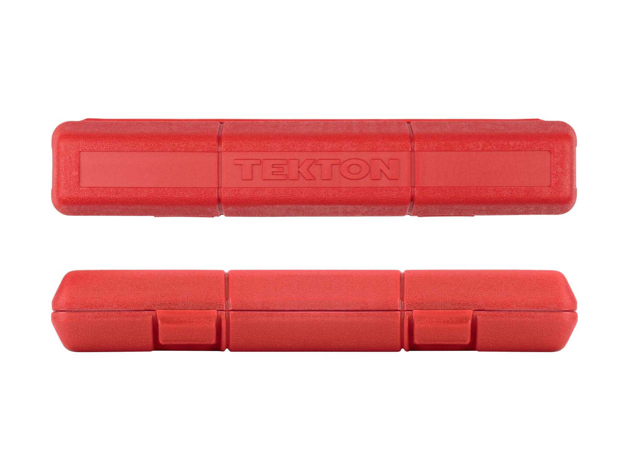 Tekton  torque wrench shown in a case storage option. Item #24330