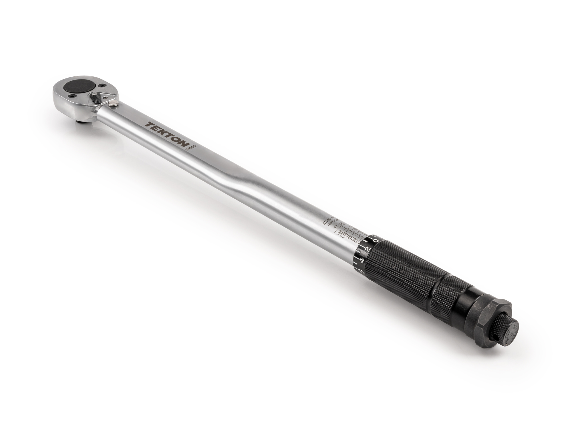 TEKTON 1/2 Inch Drive Micrometer Torque Wrench (10-150 ft-lb)